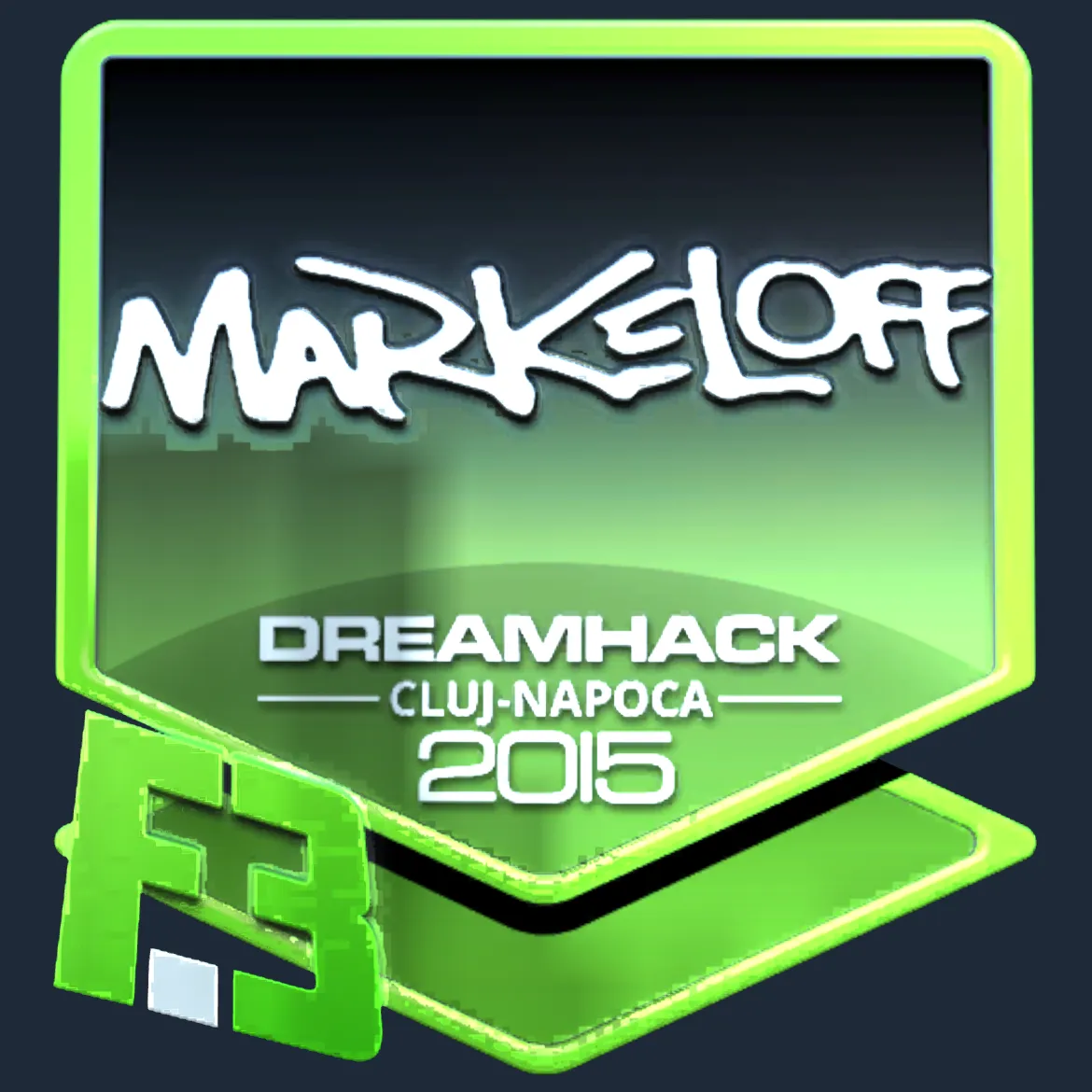 Sticker | markeloff (Foil) | Cluj-Napoca 2015