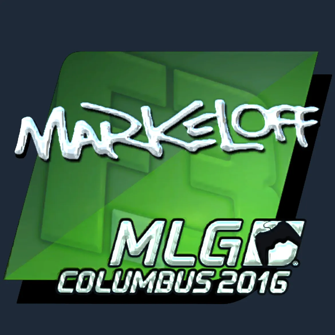 Sticker | markeloff (Foil) | MLG Columbus 2016