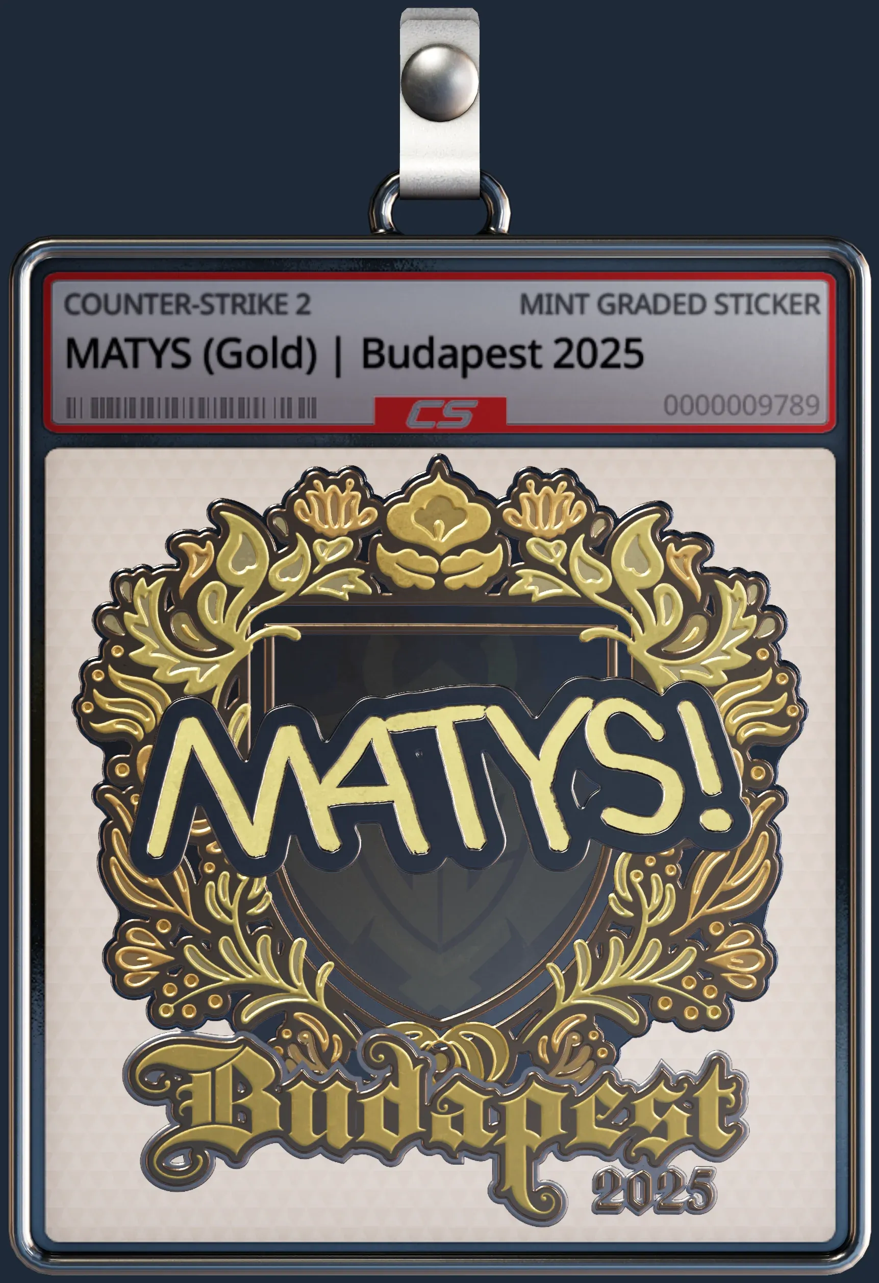 Sticker | MATYS (Gold) | Budapest 2025