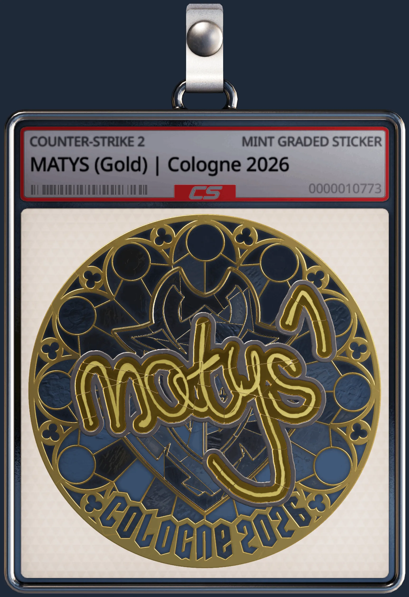 Sticker | MATYS (Gold) | Cologne 2026