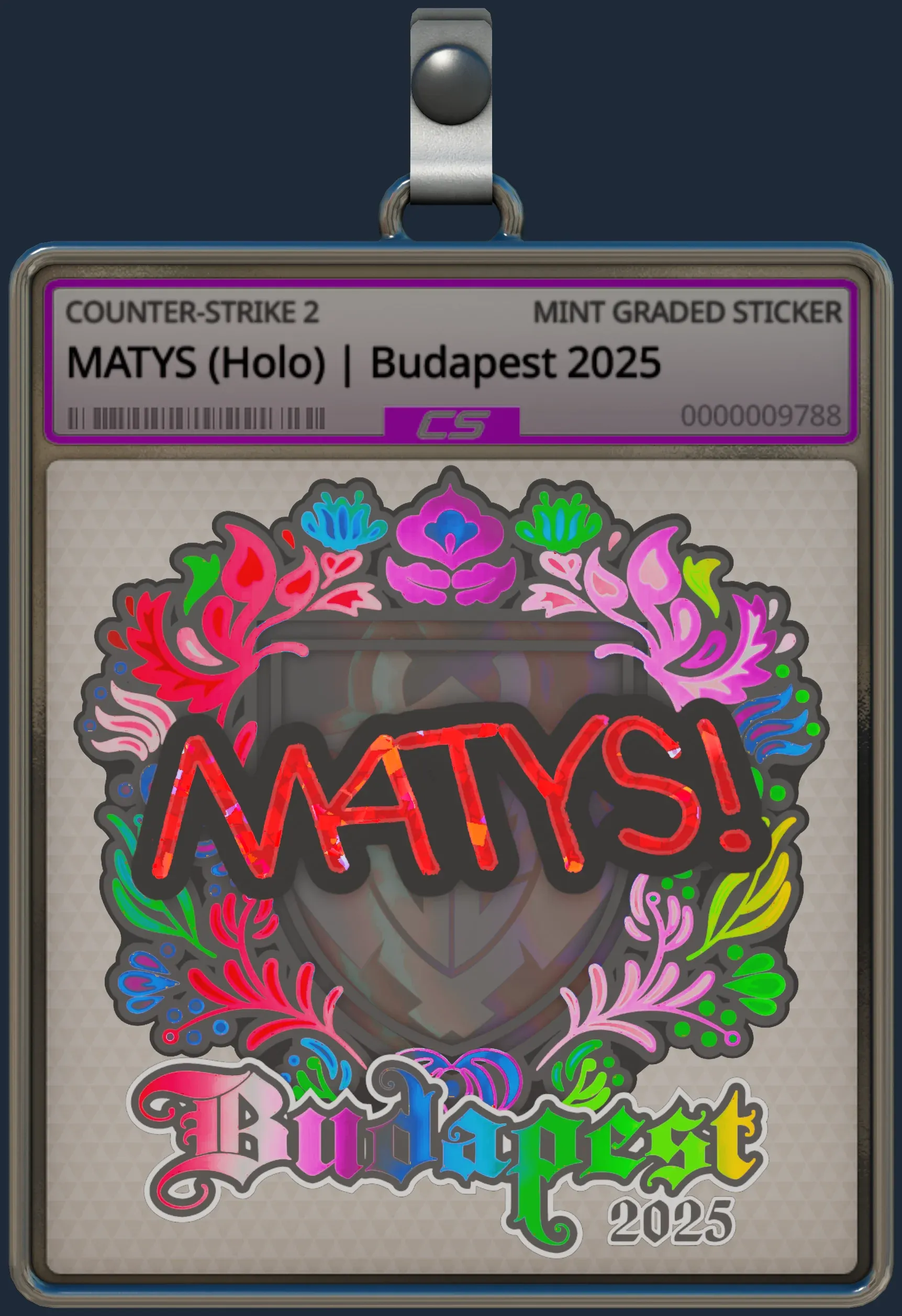Sticker | MATYS (Holo) | Budapest 2025