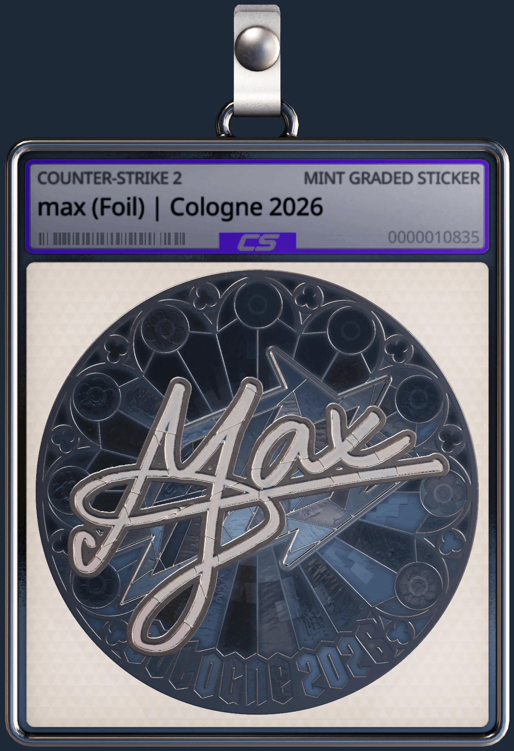 Sticker | max (Foil) | Cologne 2026