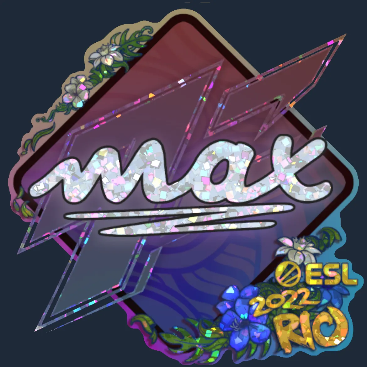Sticker | max (Glitter) | Rio 2022