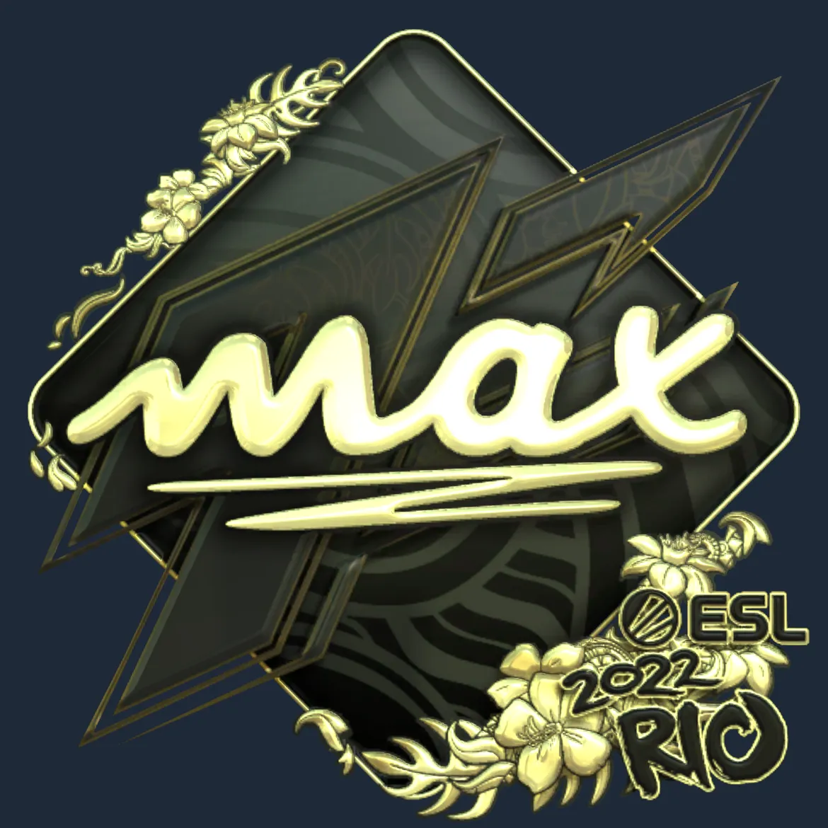 Sticker | max (Gold) | Rio 2022