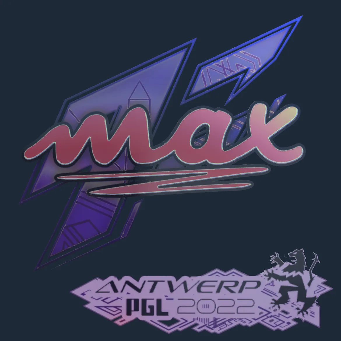 Sticker | max (Holo) | Antwerp 2022