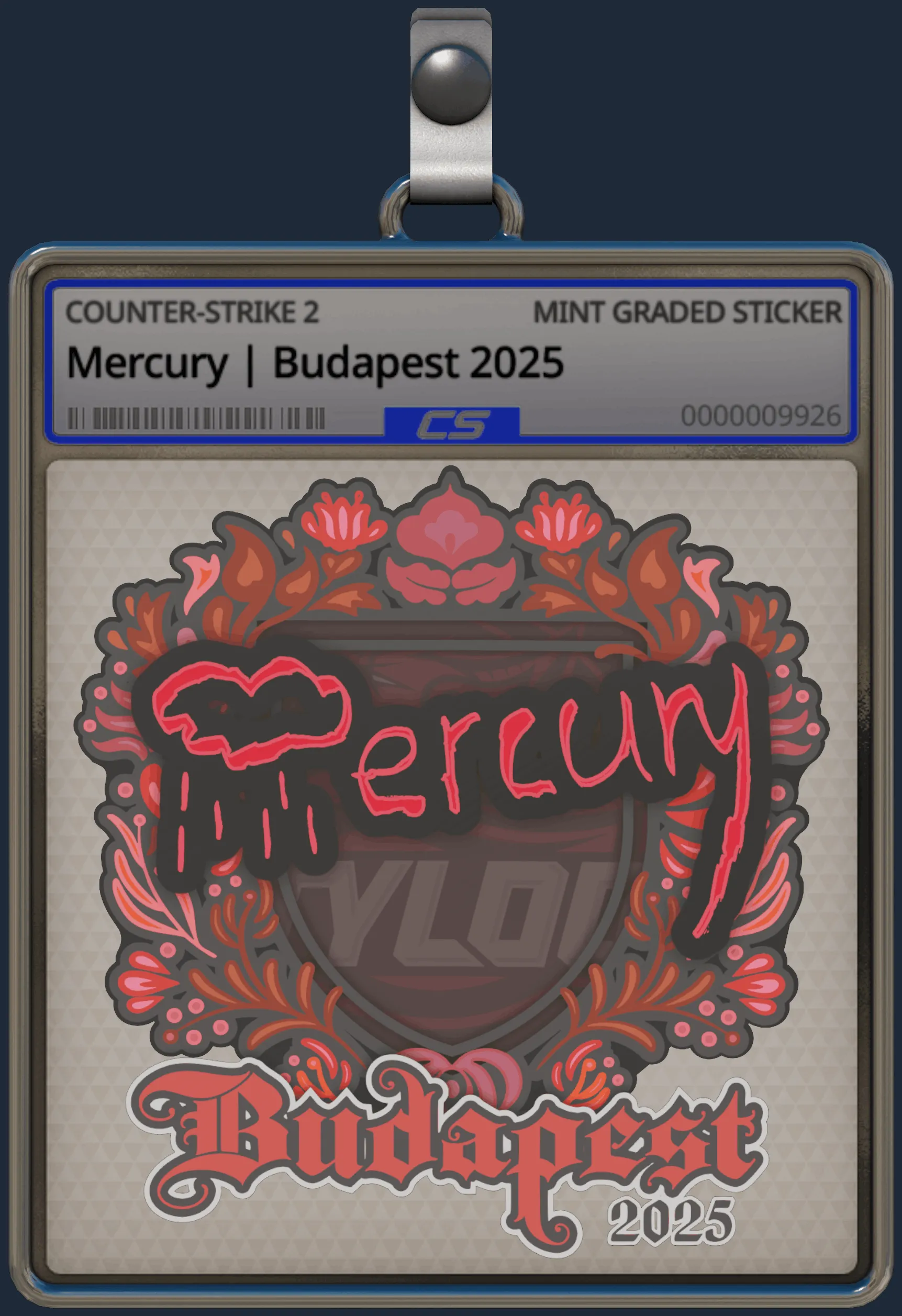 Sticker | Mercury | Budapest 2025 Sticker | Mercury | Budapest 2025
