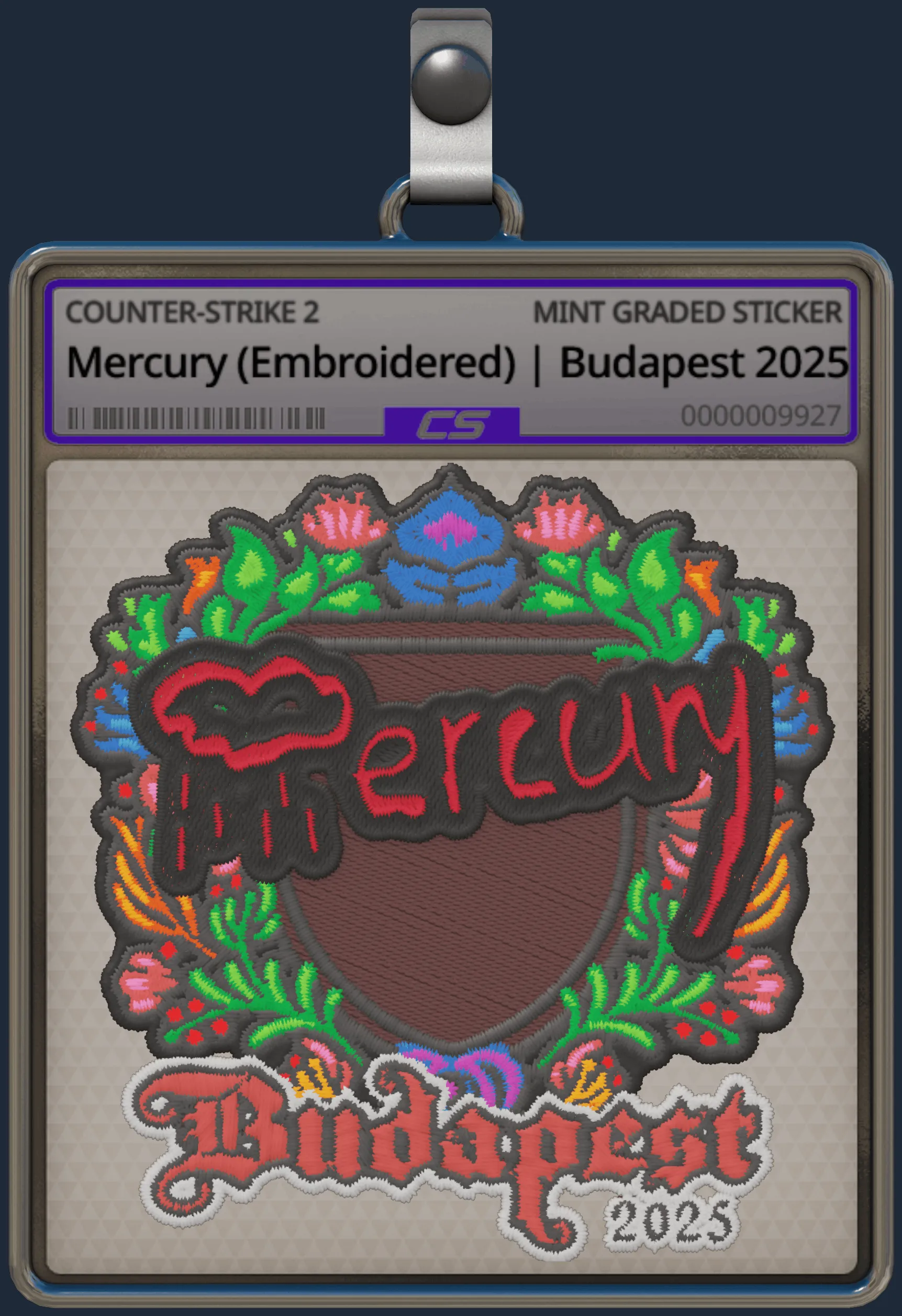 Sticker | Mercury (Embroidered) | Budapest 2025