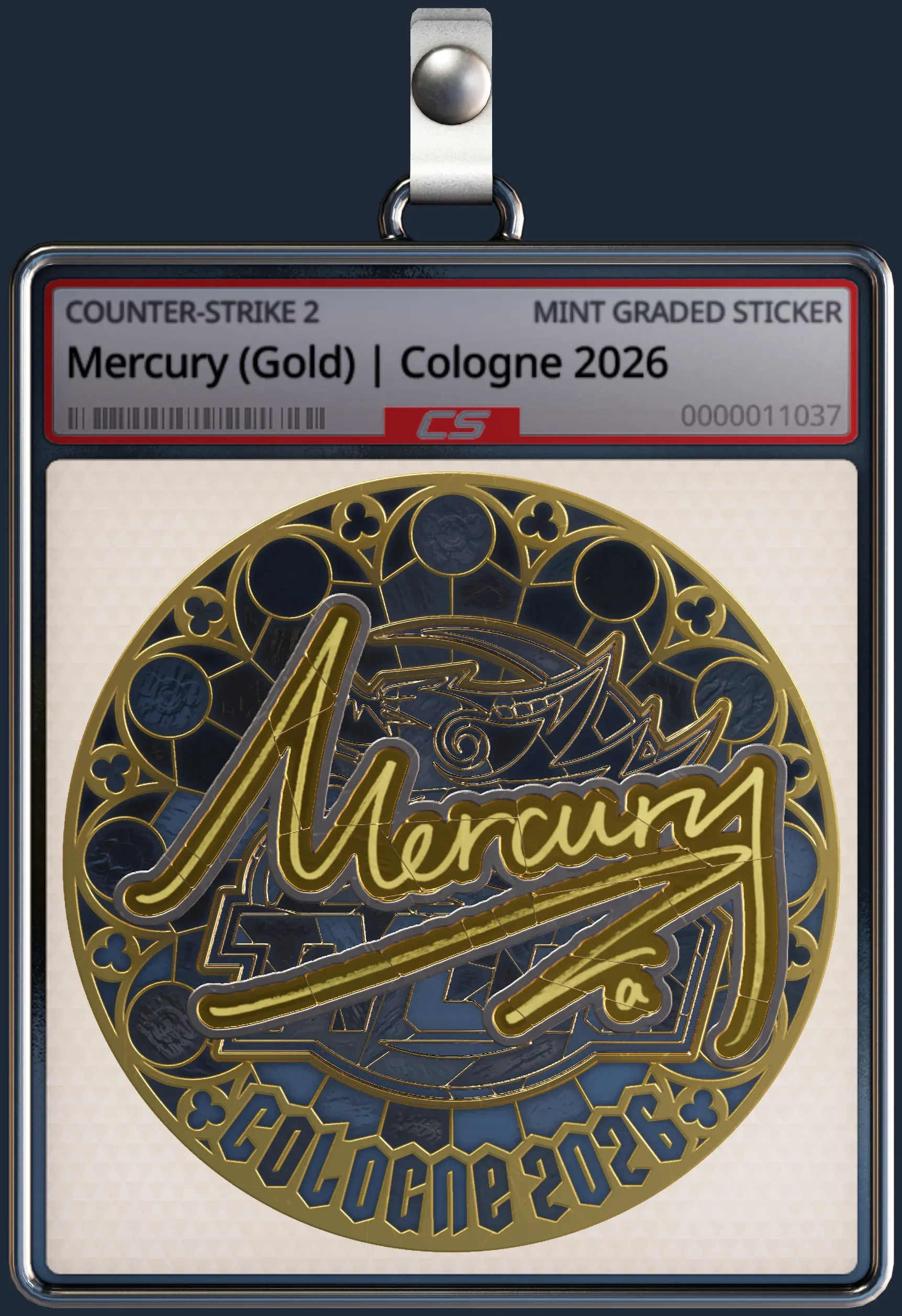 Sticker | Mercury (Gold) | Cologne 2026