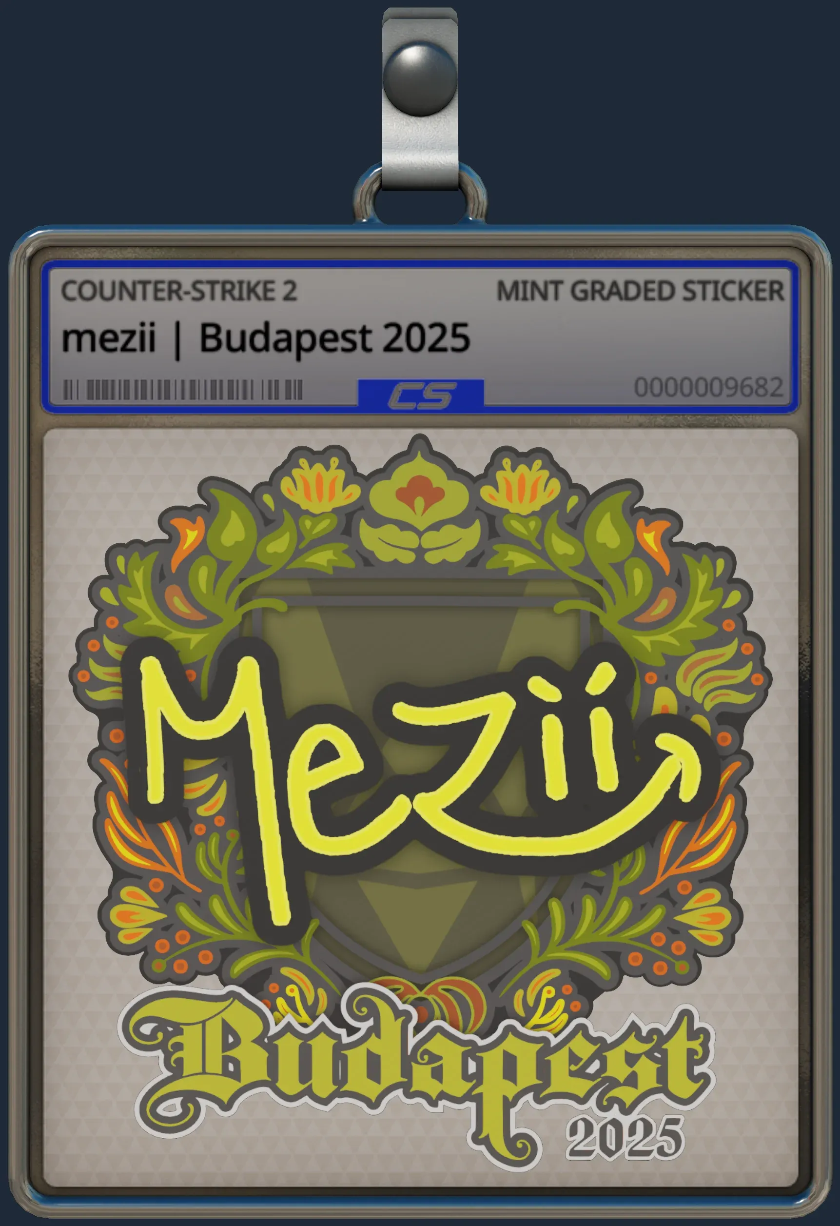 Sticker | mezii | Budapest 2025 Sticker | mezii | Budapest 2025