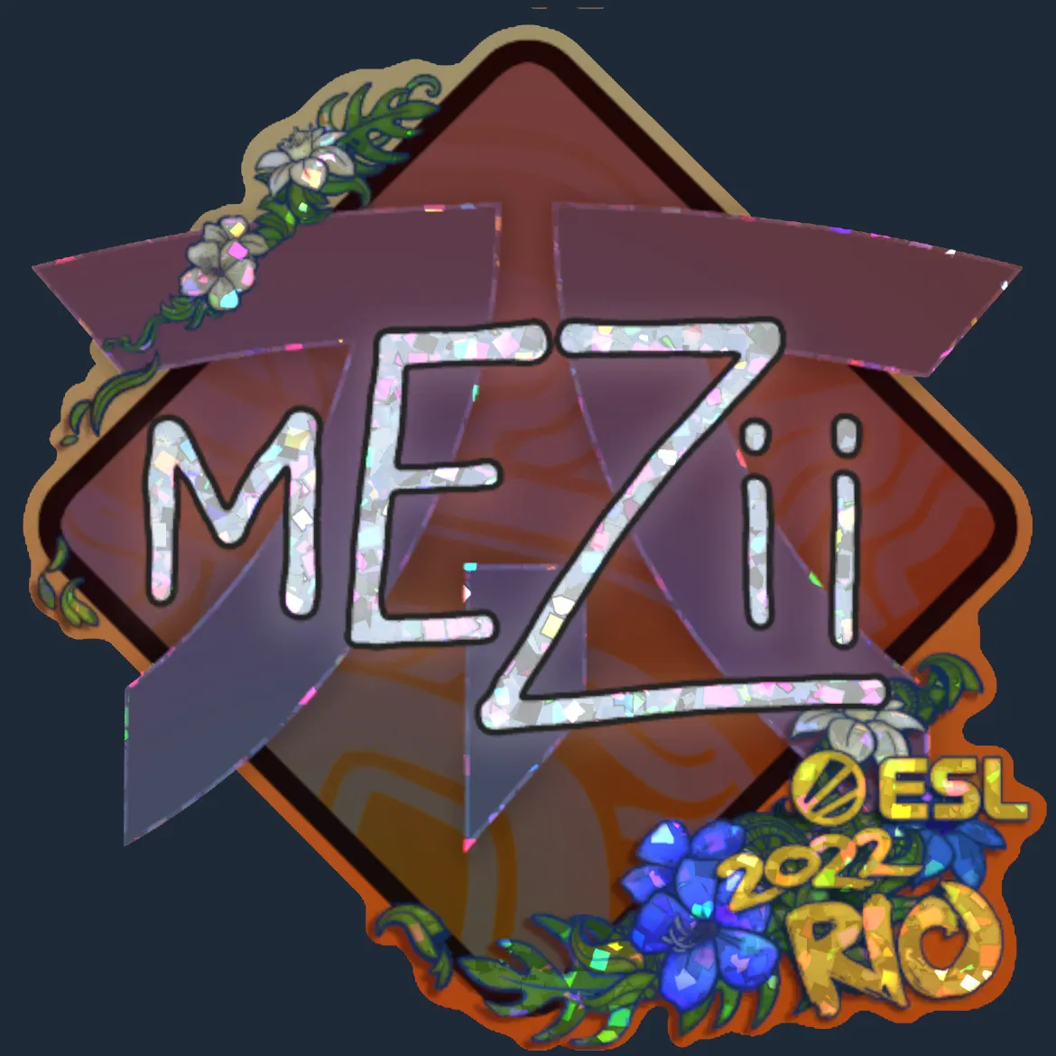 Sticker | mezii (Glitter) | Rio 2022