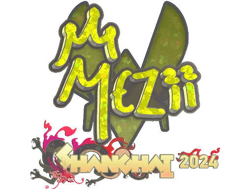 Sticker | mezii (Glitter) | Shanghai 2024