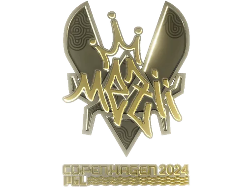 Sticker | mezii (Gold) | Copenhagen 2024