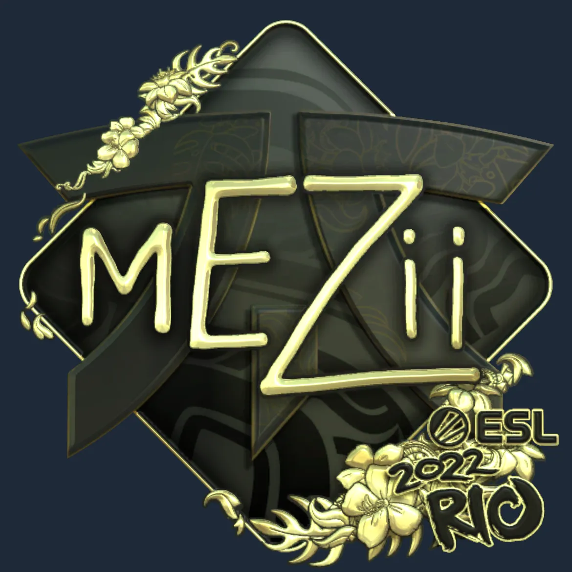 Sticker | mezii (Gold) | Rio 2022