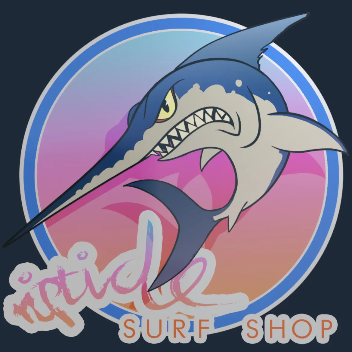 Sticker | Miami Stabbyfish