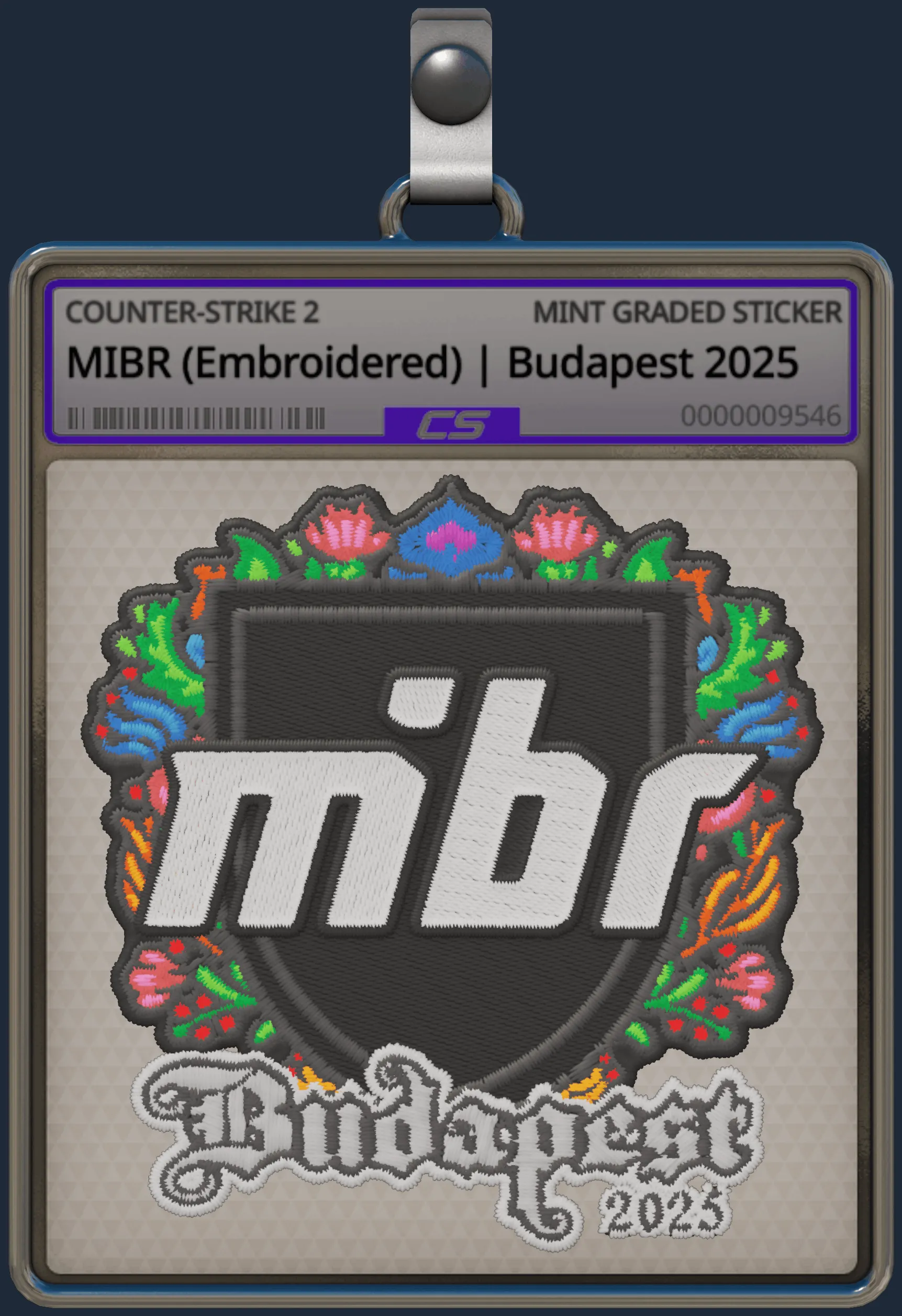 Sticker | MIBR (Embroidered) | Budapest 2025