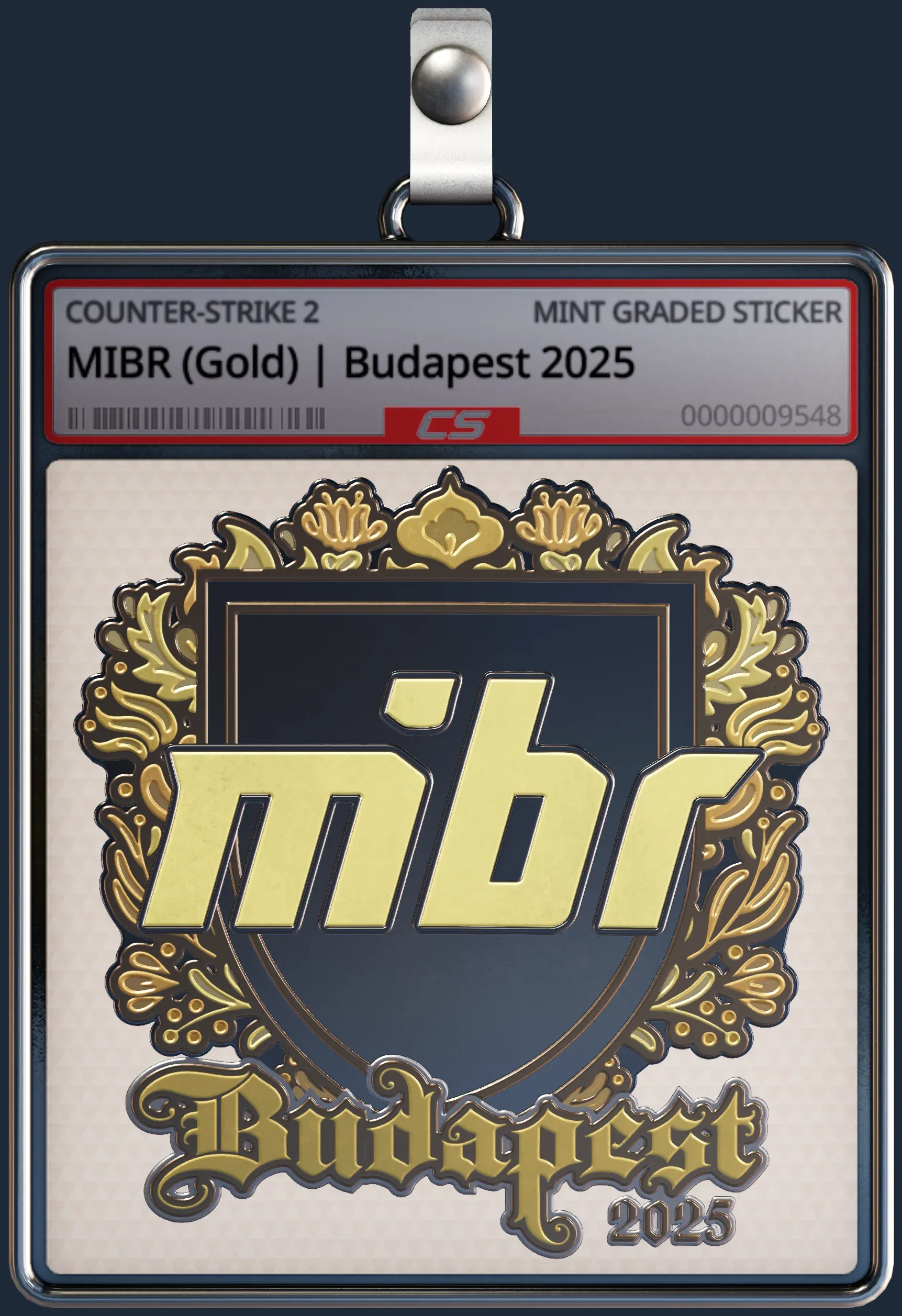 Sticker | MIBR (Gold) | Budapest 2025