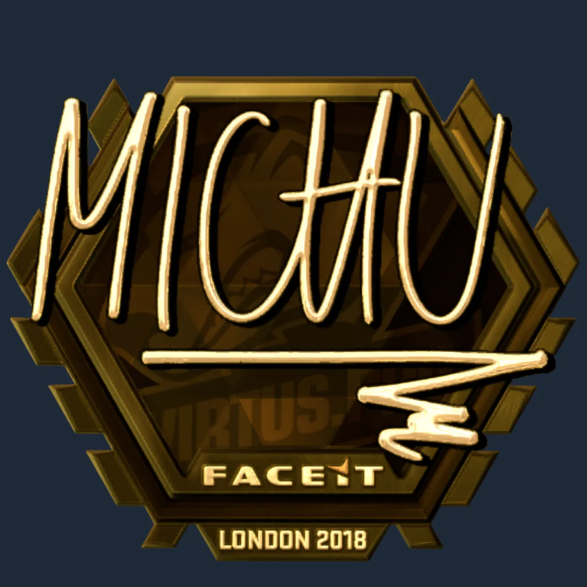 Sticker | MICHU (Gold) | London 2018