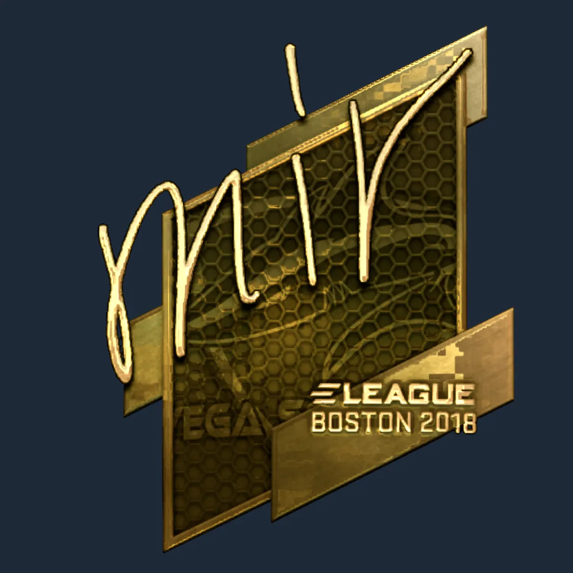 Sticker | mir (Gold) | Boston 2018