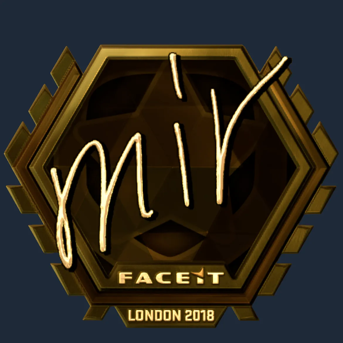 Sticker | mir (Gold) | London 2018