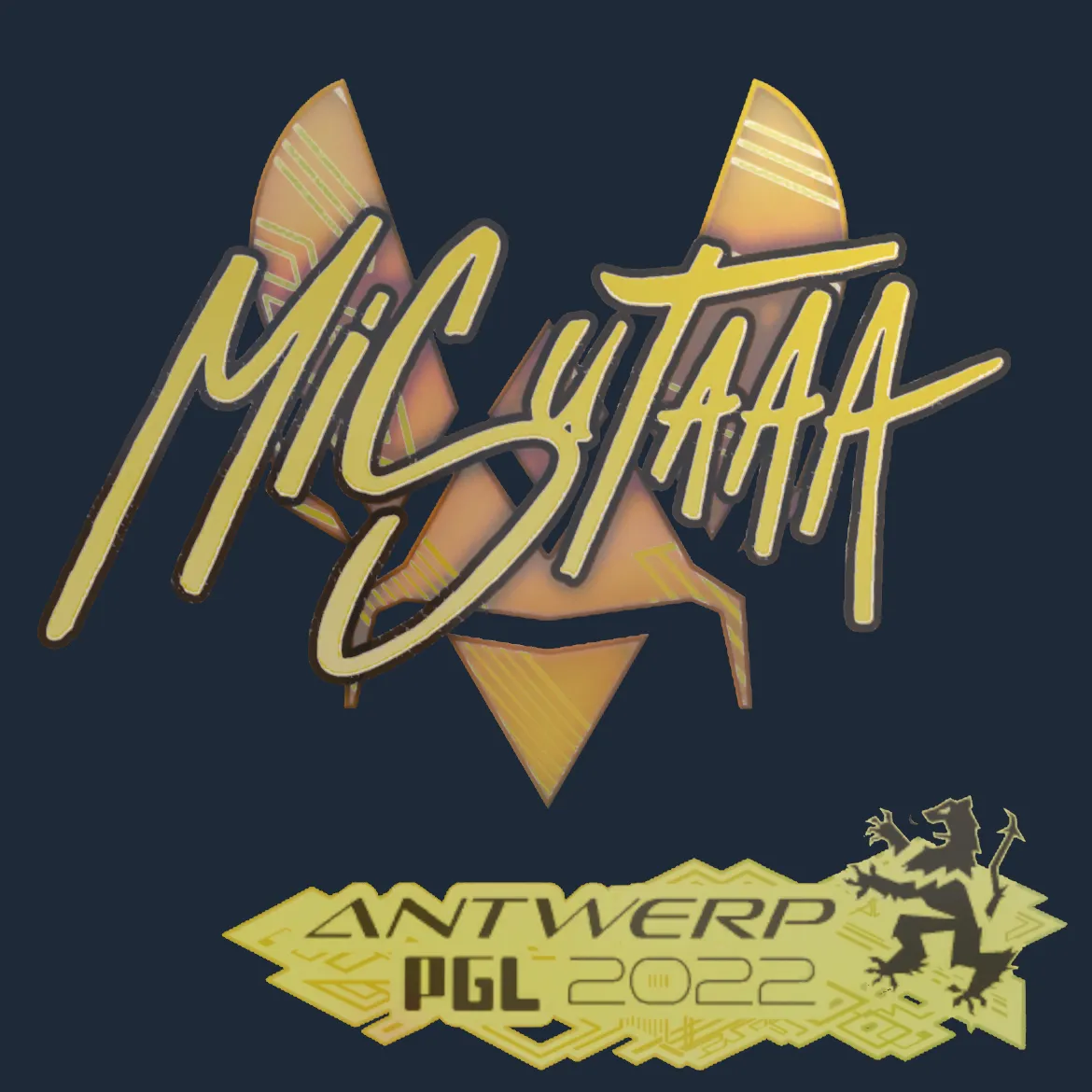 Sticker | misutaaa (Holo) | Antwerp 2022