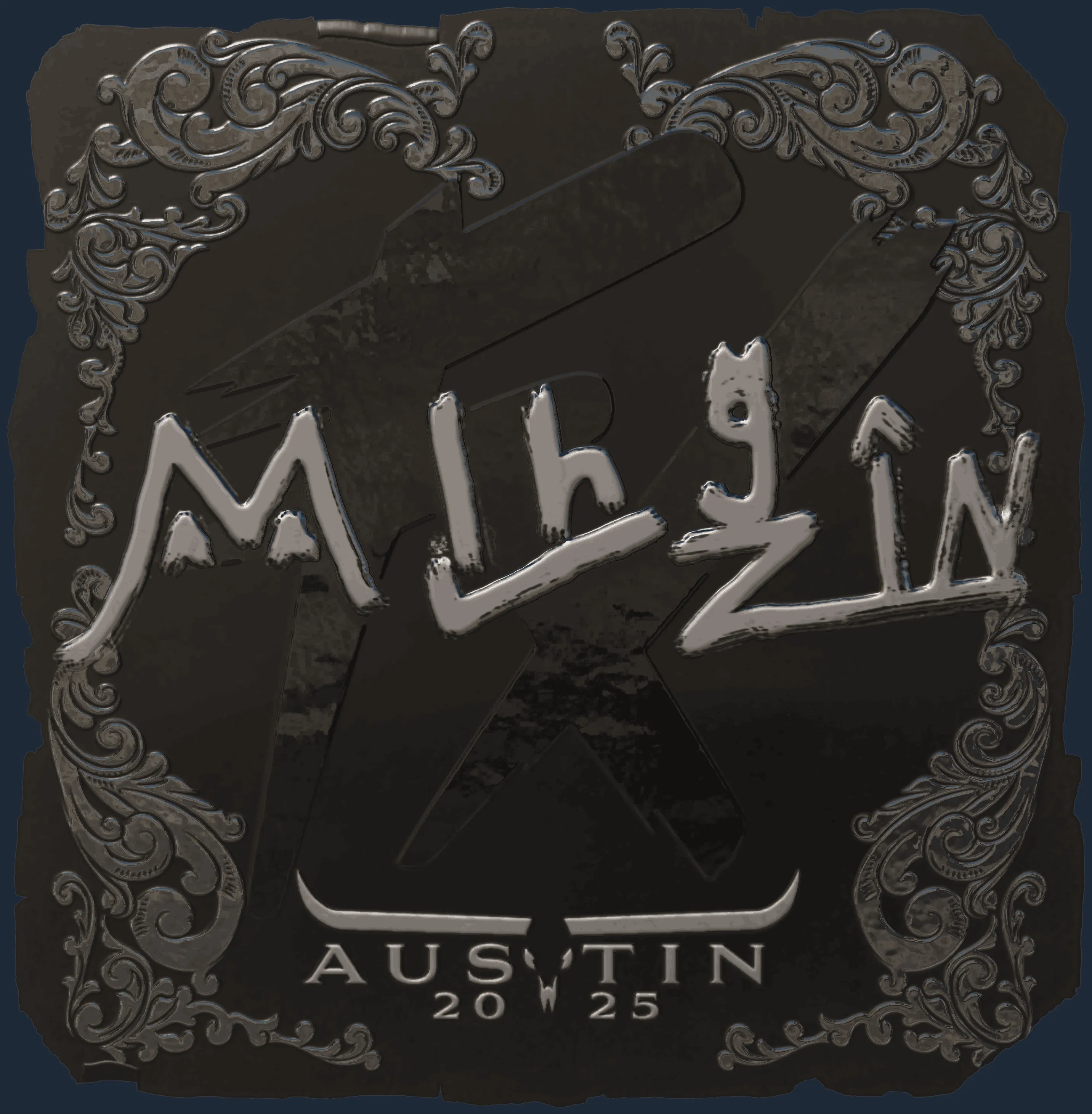 Sticker | mlhzin (Foil) | Austin 2025