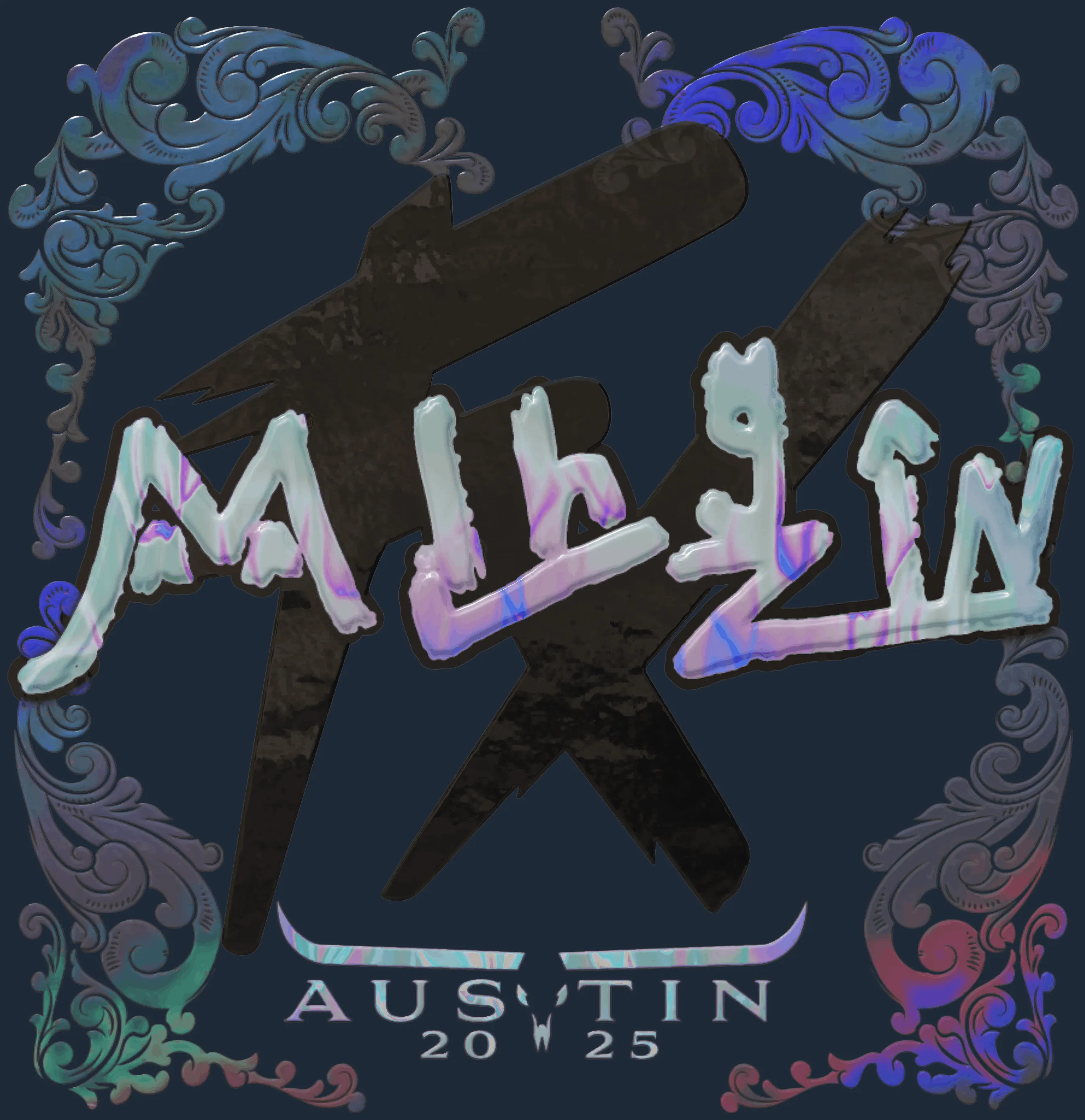 Sticker | mlhzin (Holo) | Austin 2025