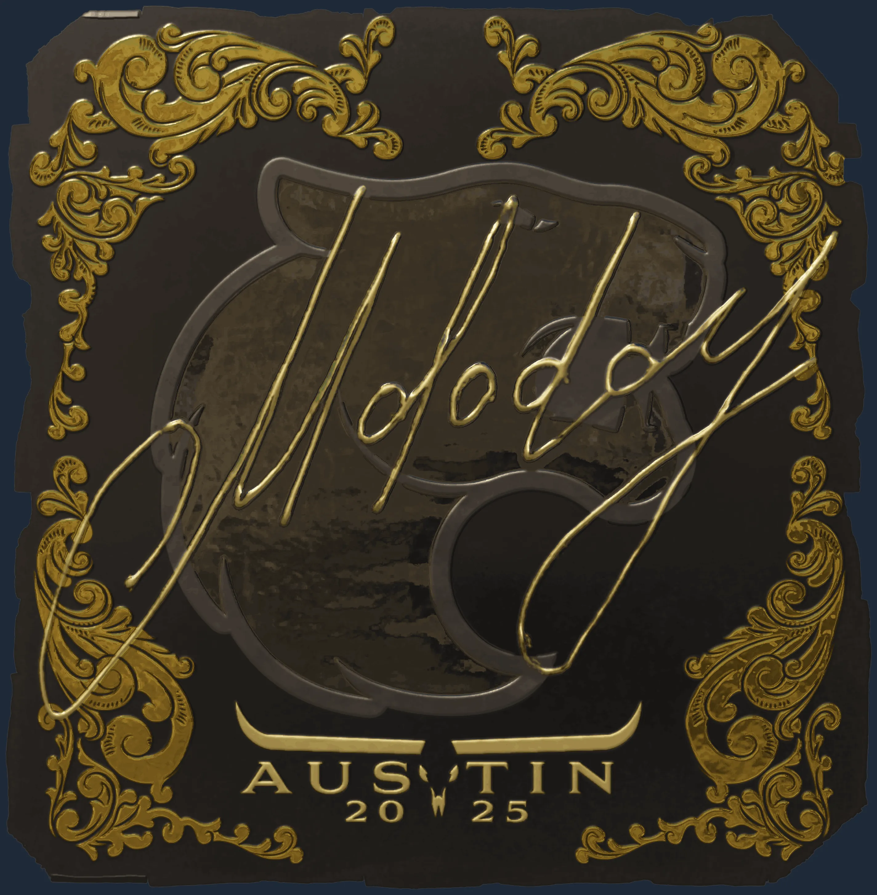 Sticker | molodoy (Gold) | Austin 2025