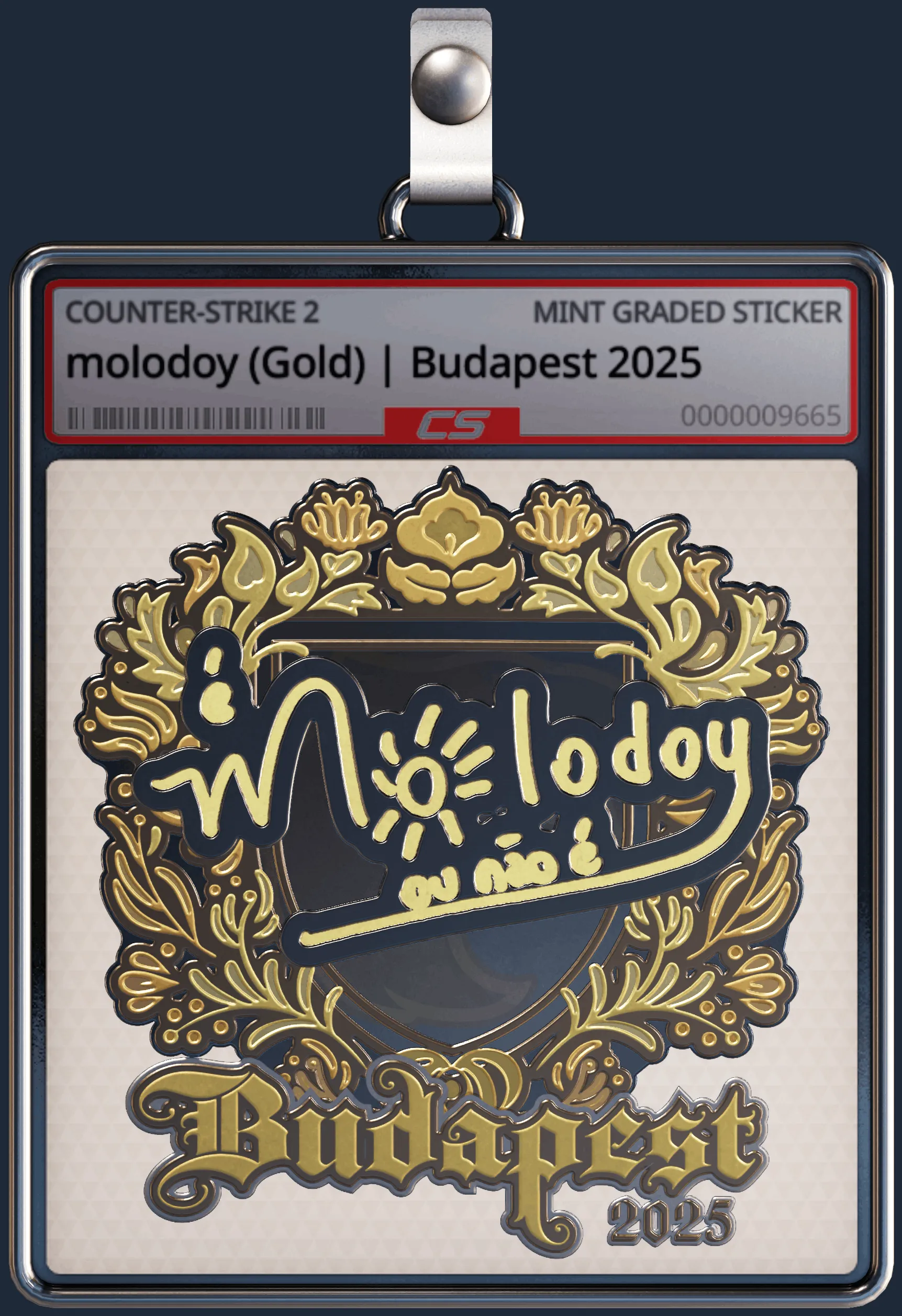 Sticker | molodoy (Gold) | Budapest 2025