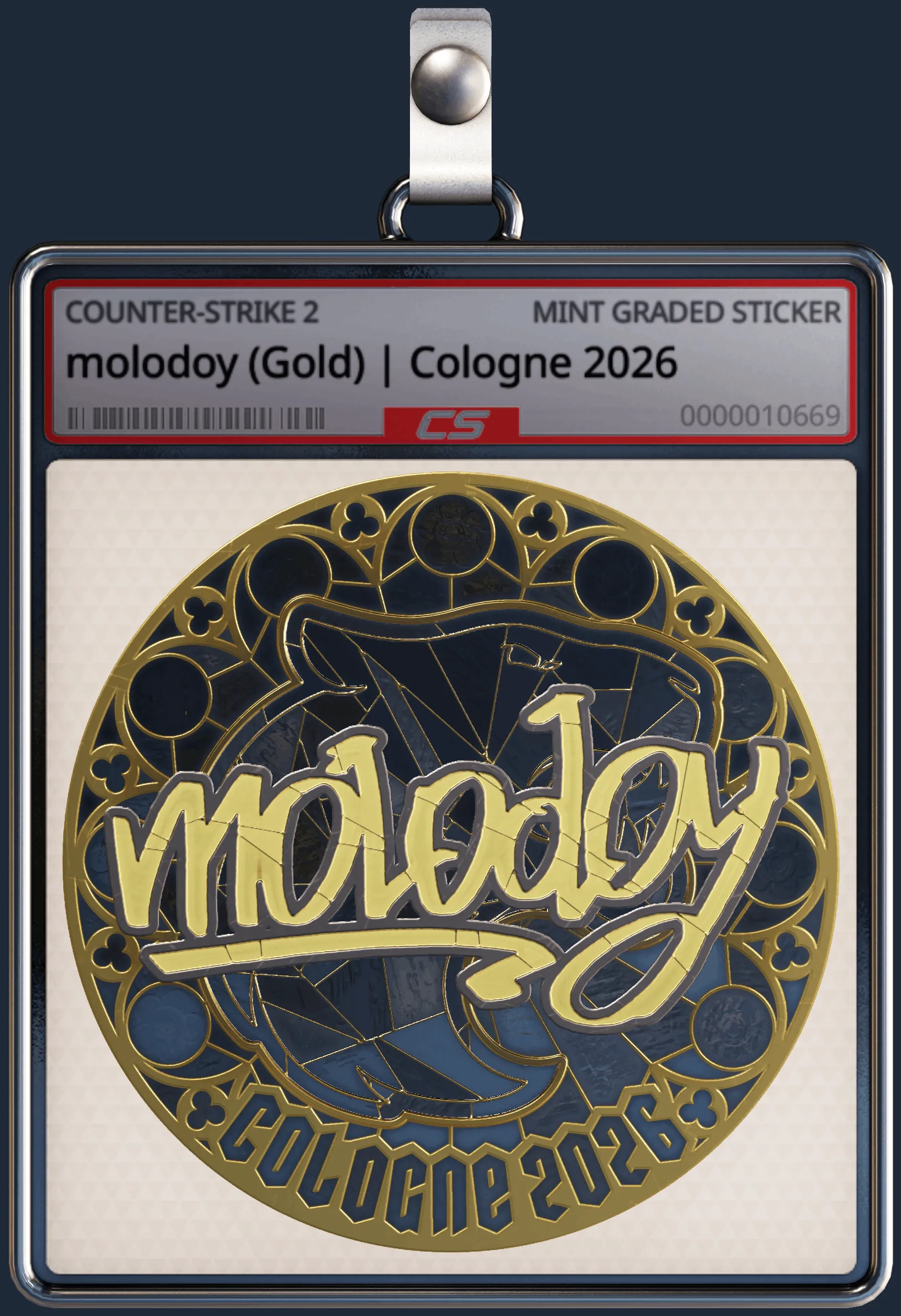 Sticker | molodoy (Gold) | Cologne 2026