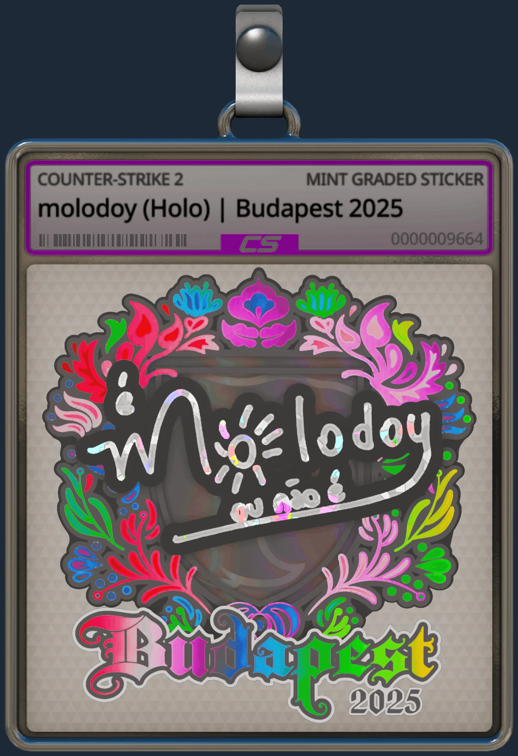 Sticker | molodoy (Holo) | Budapest 2025