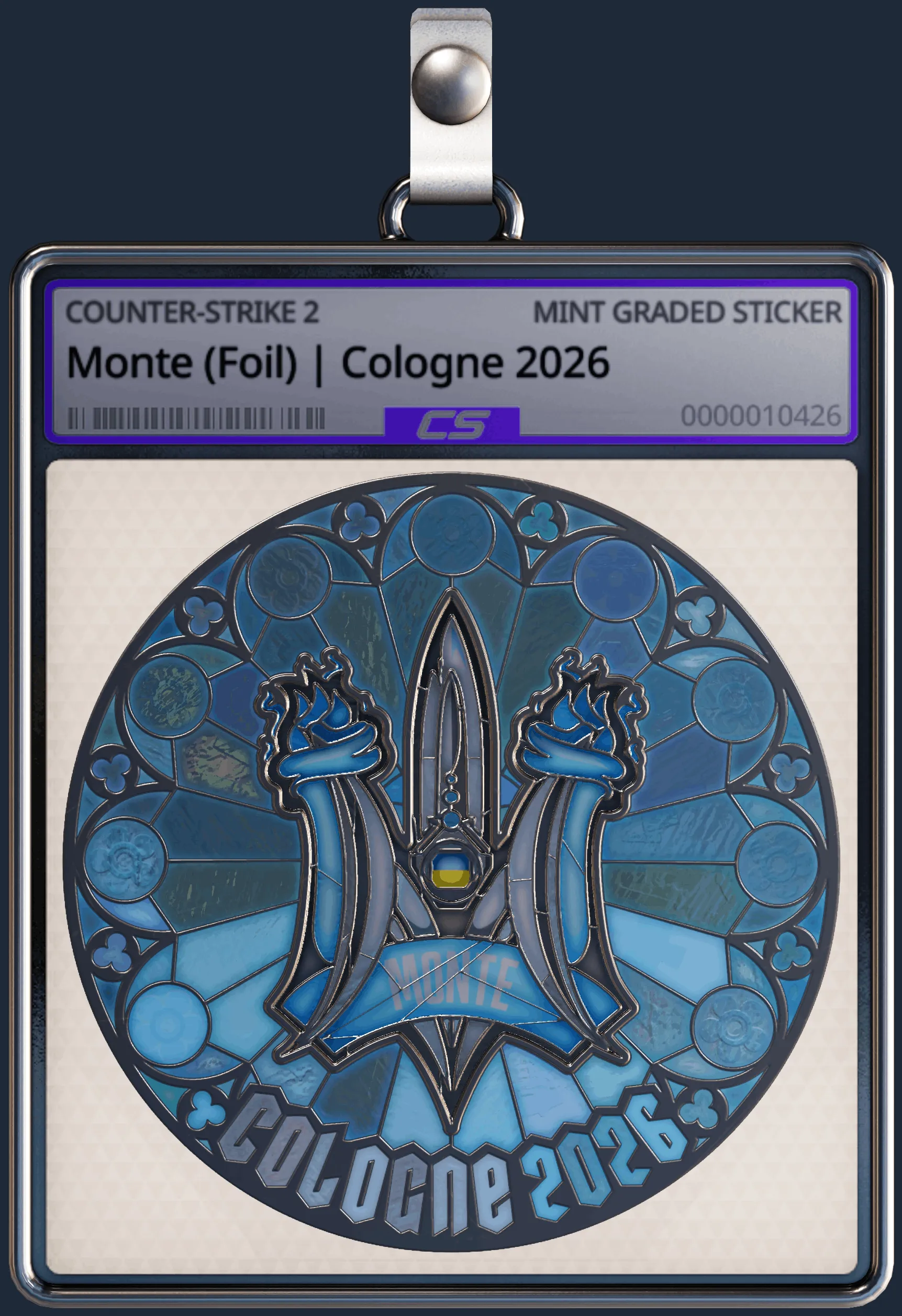 Sticker | Monte (Foil) | Cologne 2026