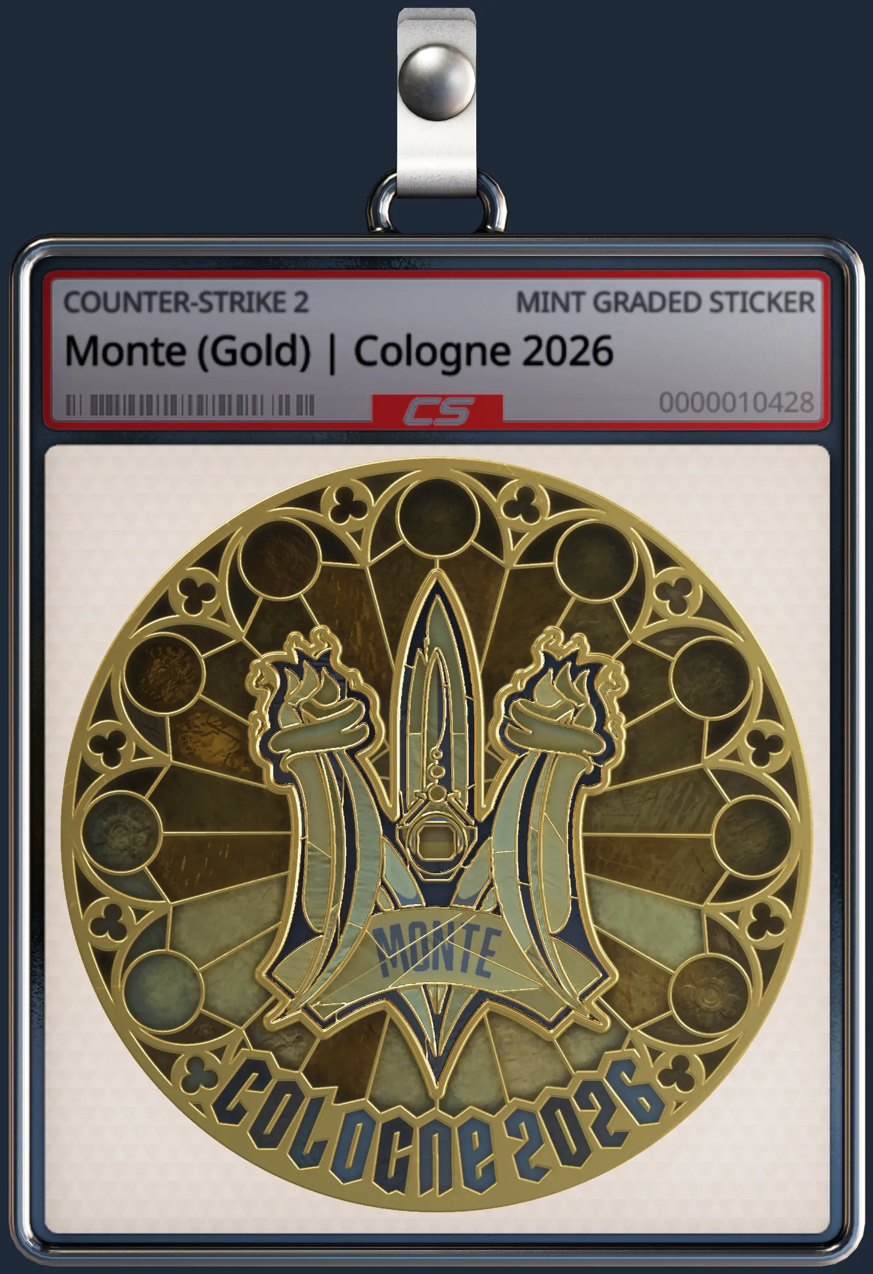 Sticker | Monte (Gold) | Cologne 2026