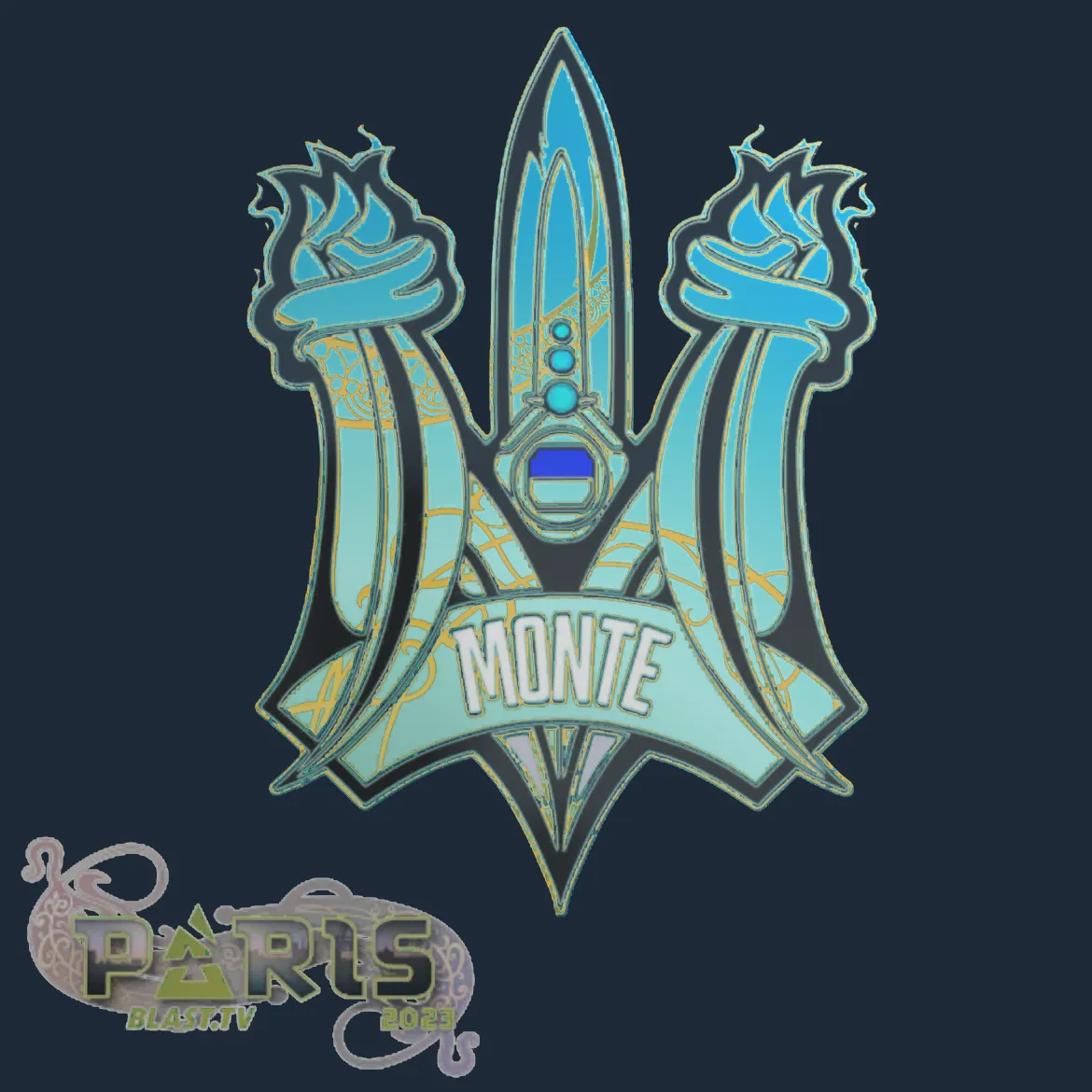 Sticker | Monte (Holo) | Paris 2023