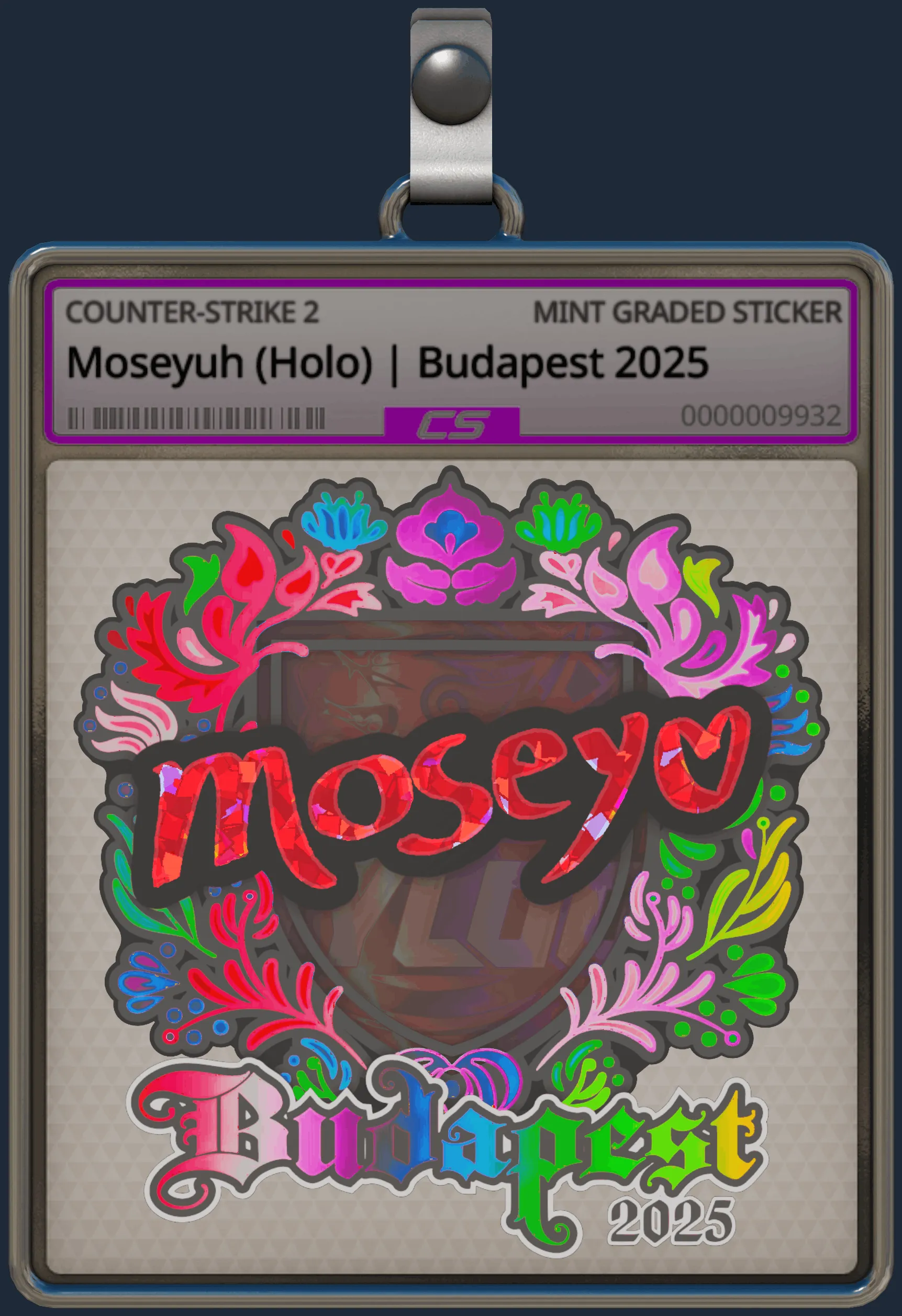 Sticker | Moseyuh (Holo) | Budapest 2025