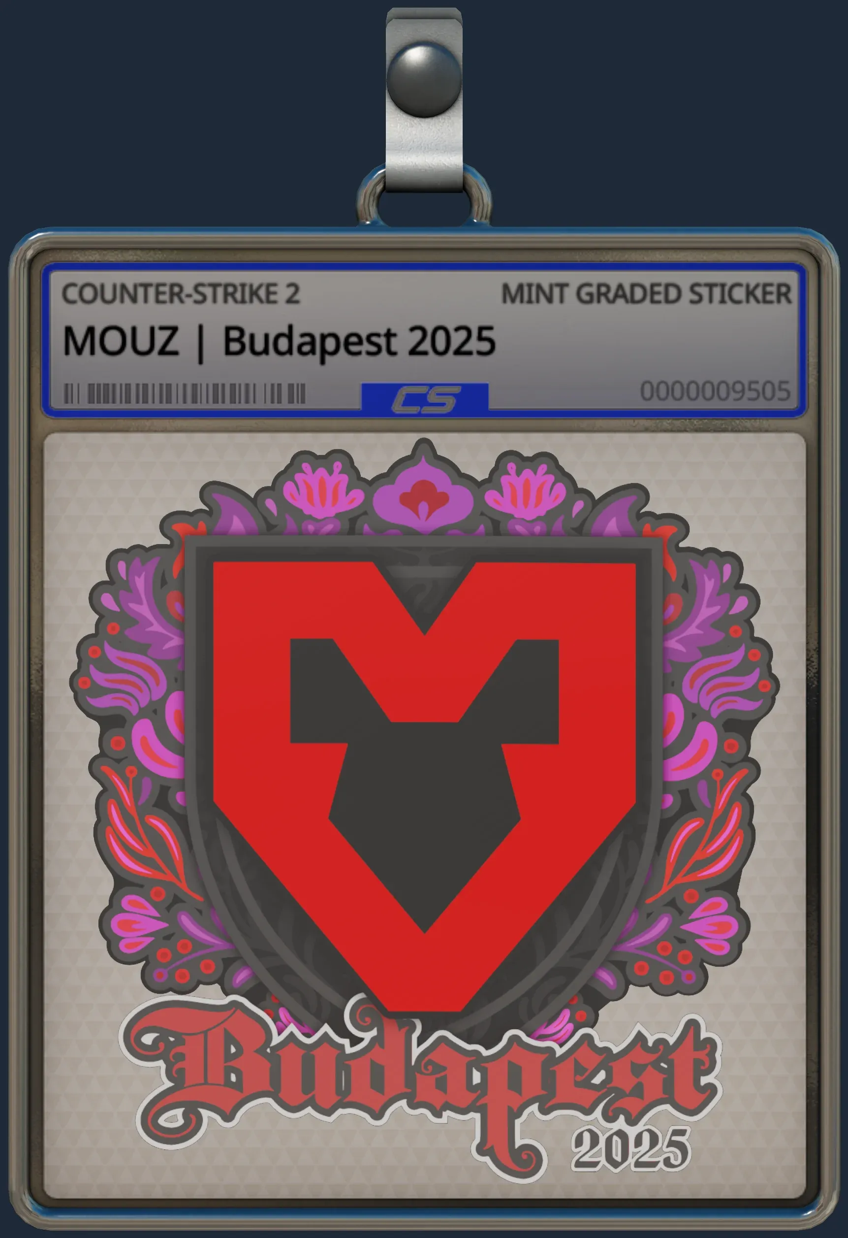 Sticker | MOUZ | Budapest 2025