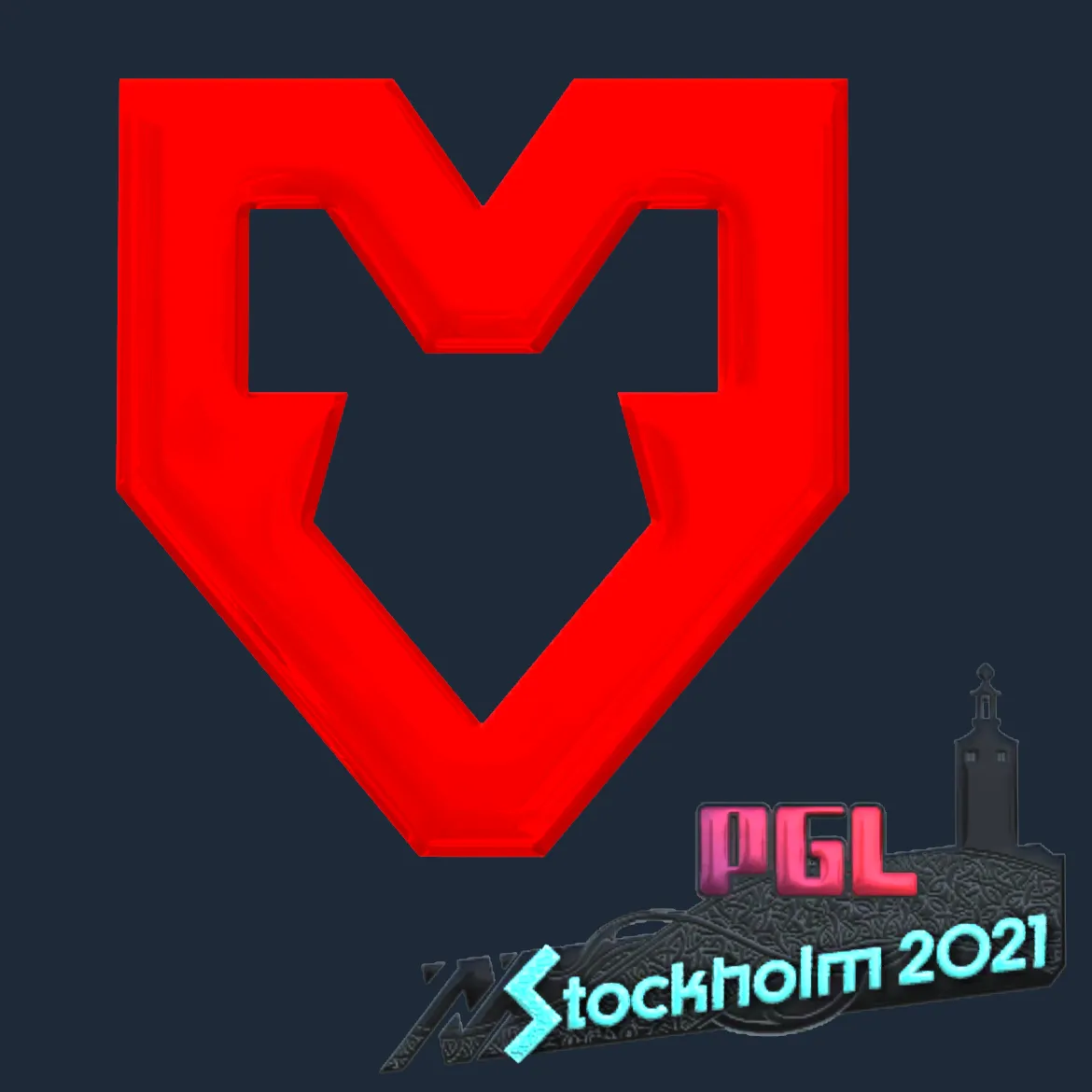 Sticker | MOUZ (Foil) | Stockholm 2021