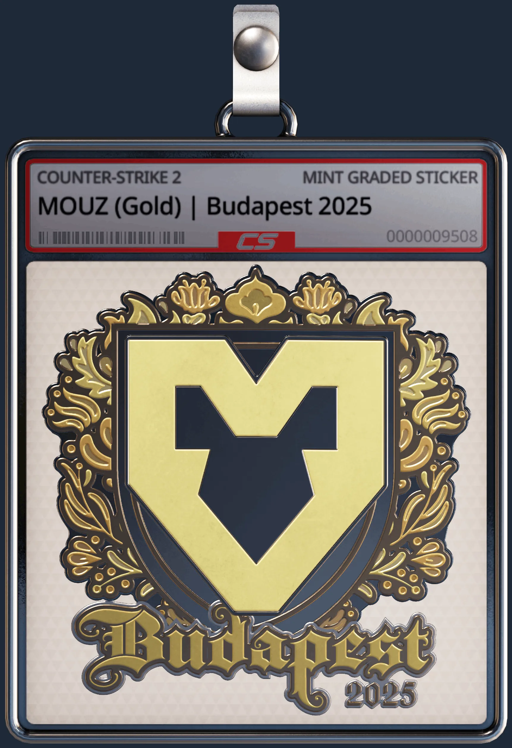 Sticker | MOUZ (Gold) | Budapest 2025