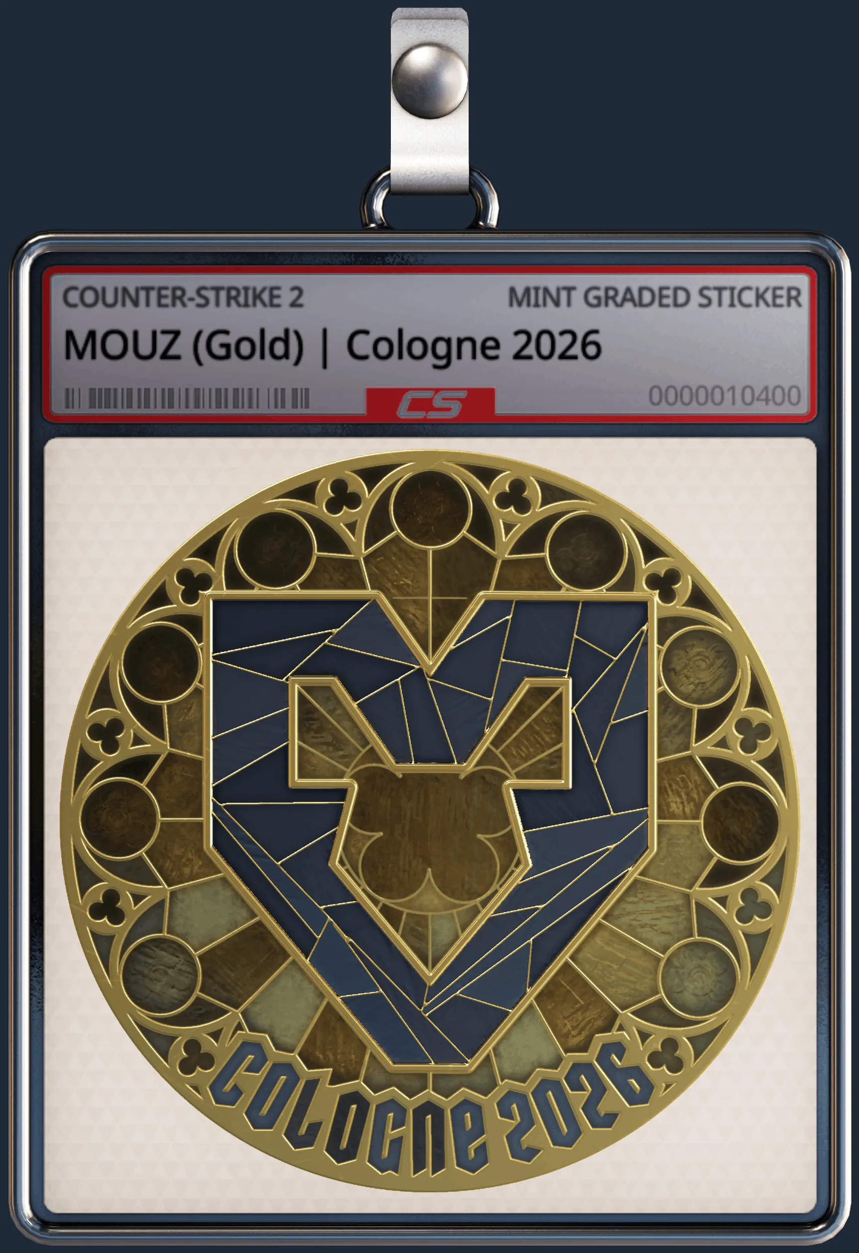 Sticker | MOUZ (Gold) | Cologne 2026
