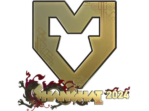 Sticker | MOUZ (Gold) | Shanghai 2024