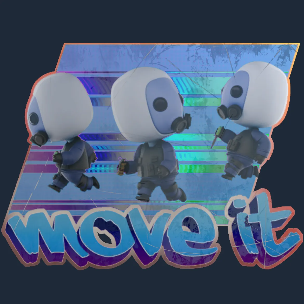 Sticker | Move It (Holo)