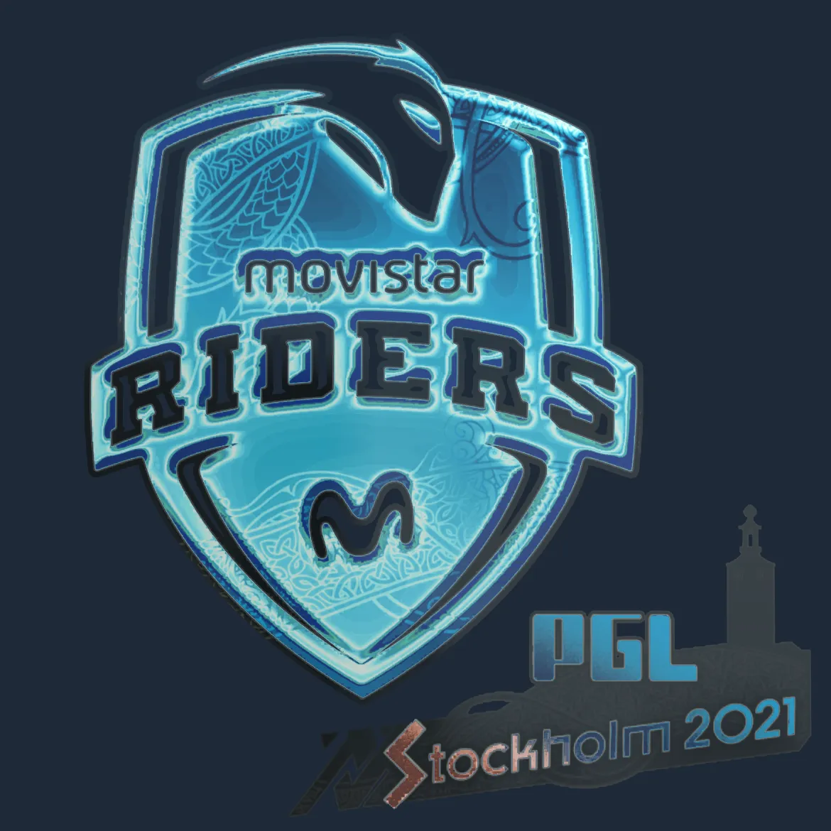 Sticker | Movistar Riders (Holo) | Stockholm 2021