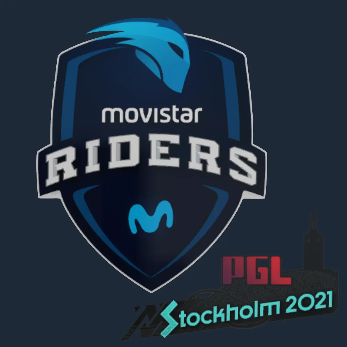 Sticker | Movistar Riders | Stockholm 2021