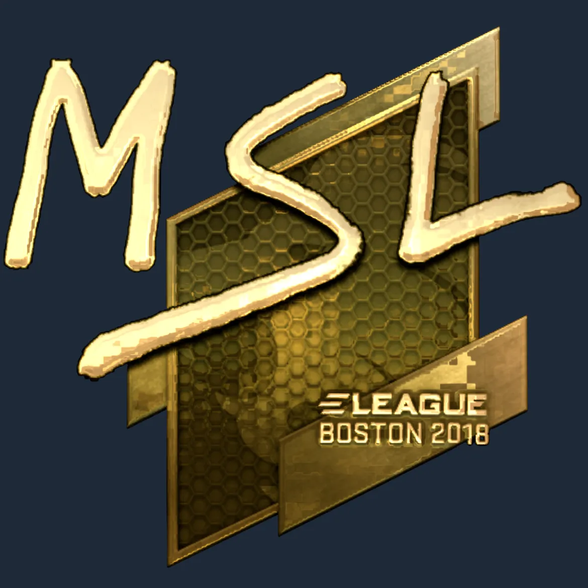 Sticker | MSL (Gold) | Boston 2018