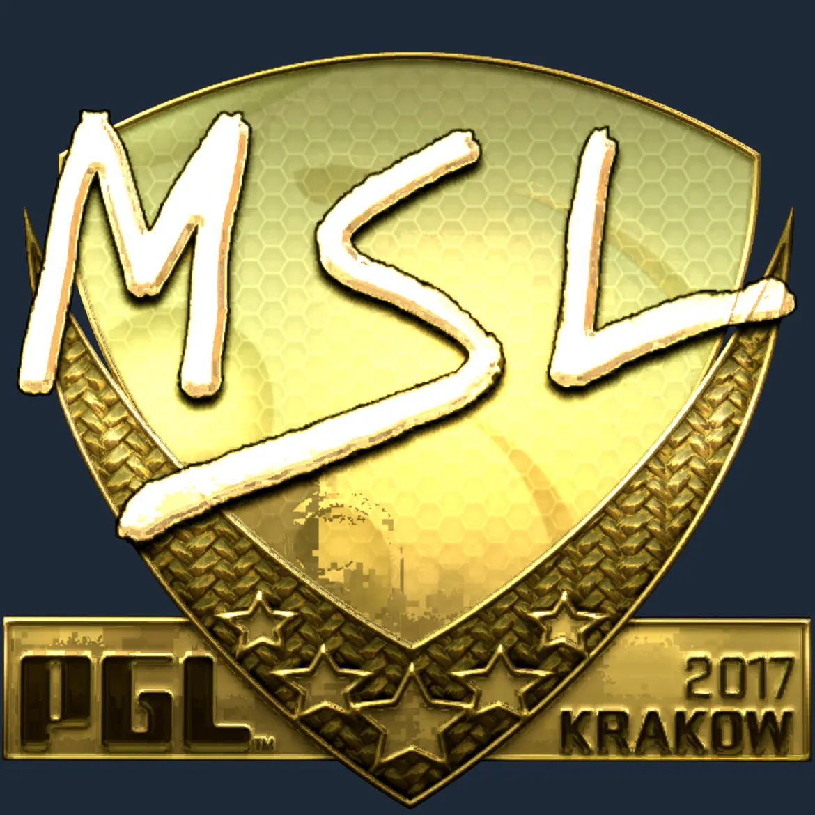 Sticker | MSL (Gold) | Krakow 2017