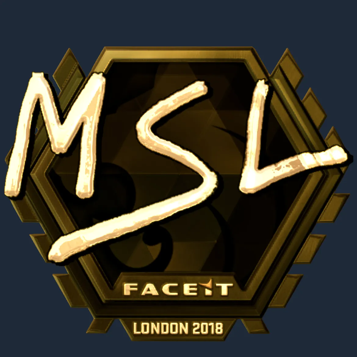 Sticker | MSL (Gold) | London 2018