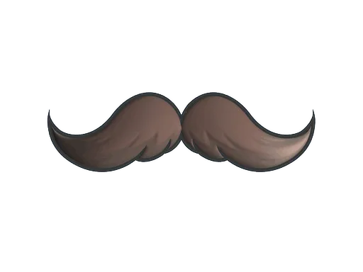 Sticker | Mustachio (Foil)
