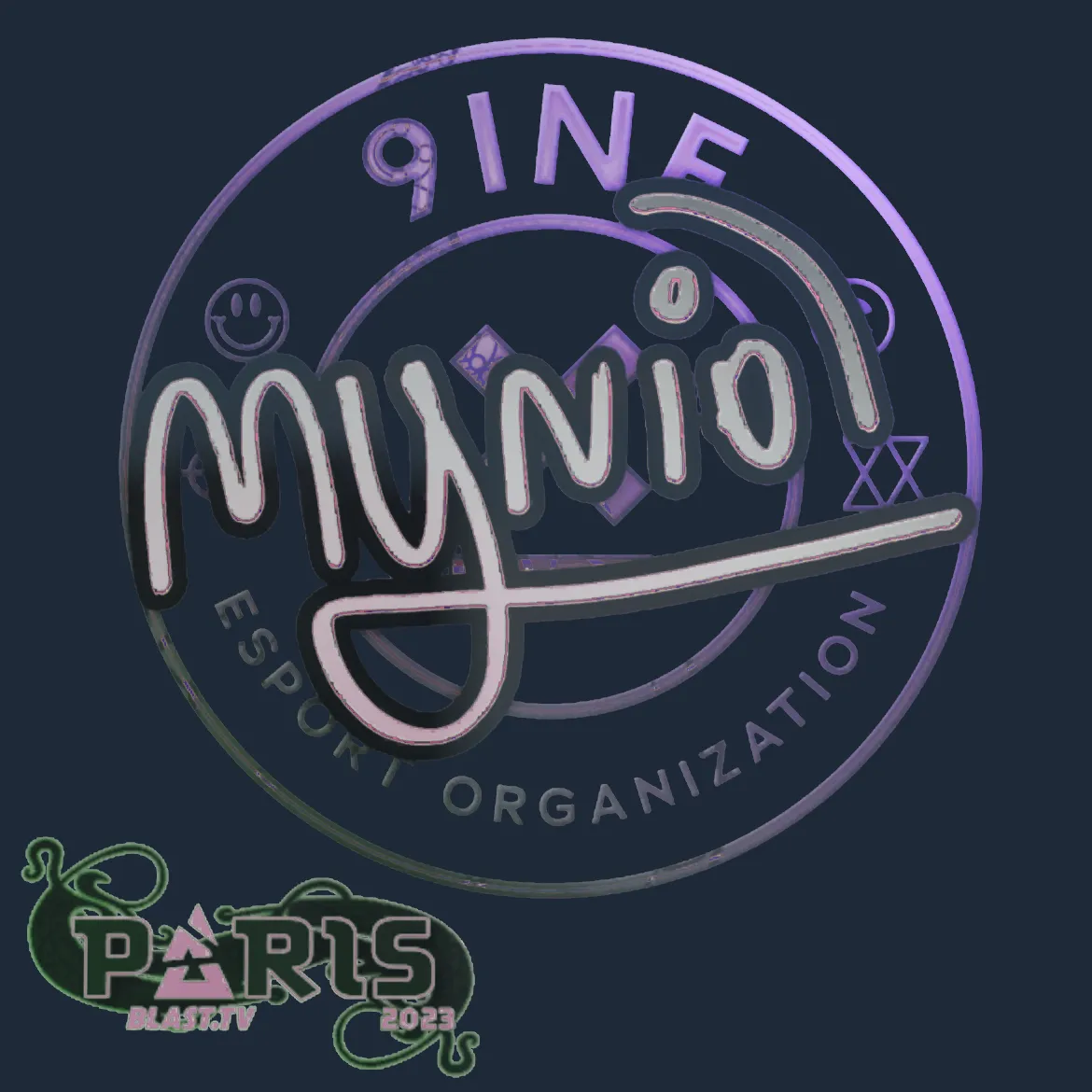 Sticker | mynio (Holo) | Paris 2023