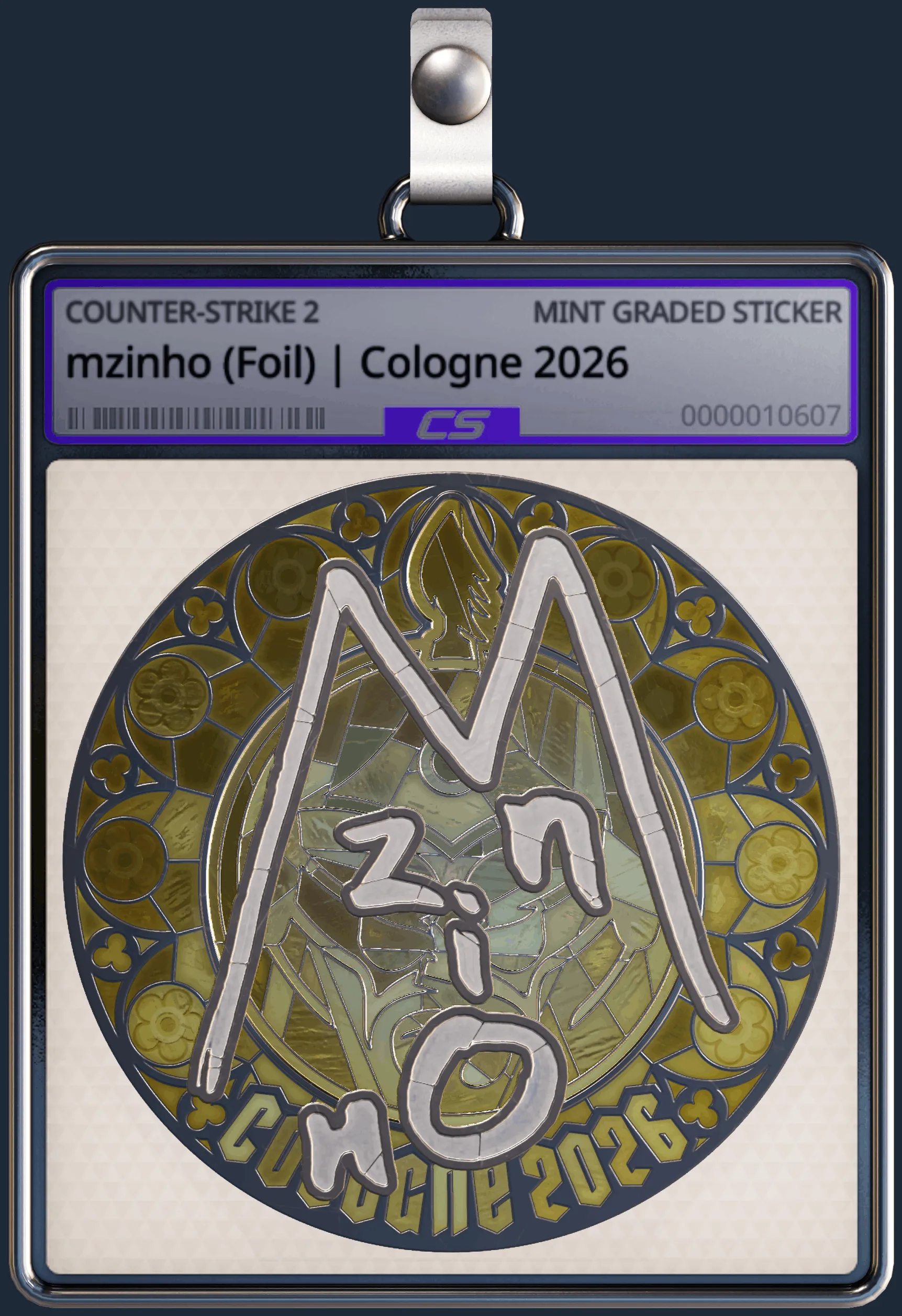 Sticker | mzinho (Foil) | Cologne 2026 Sticker | mzinho (Foil) | Cologne 2026
