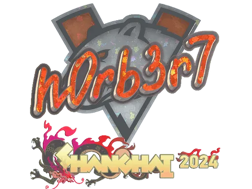 Sticker | n0rb3r7 (Glitter) | Shanghai 2024