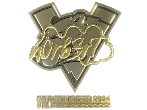 Sticker | n0rb3r7 (Gold) | Copenhagen 2024